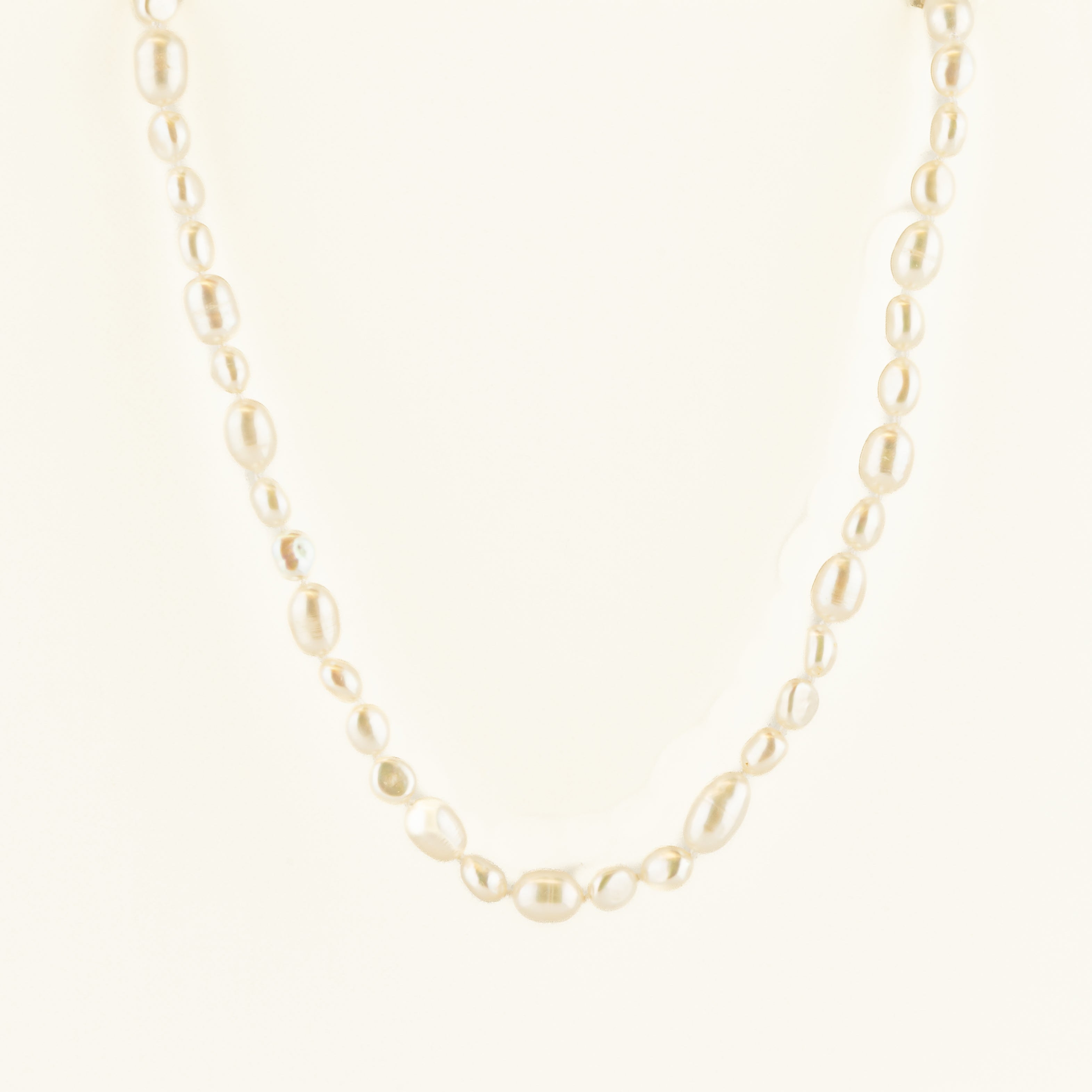 Asymmetrical Pearl Necklace