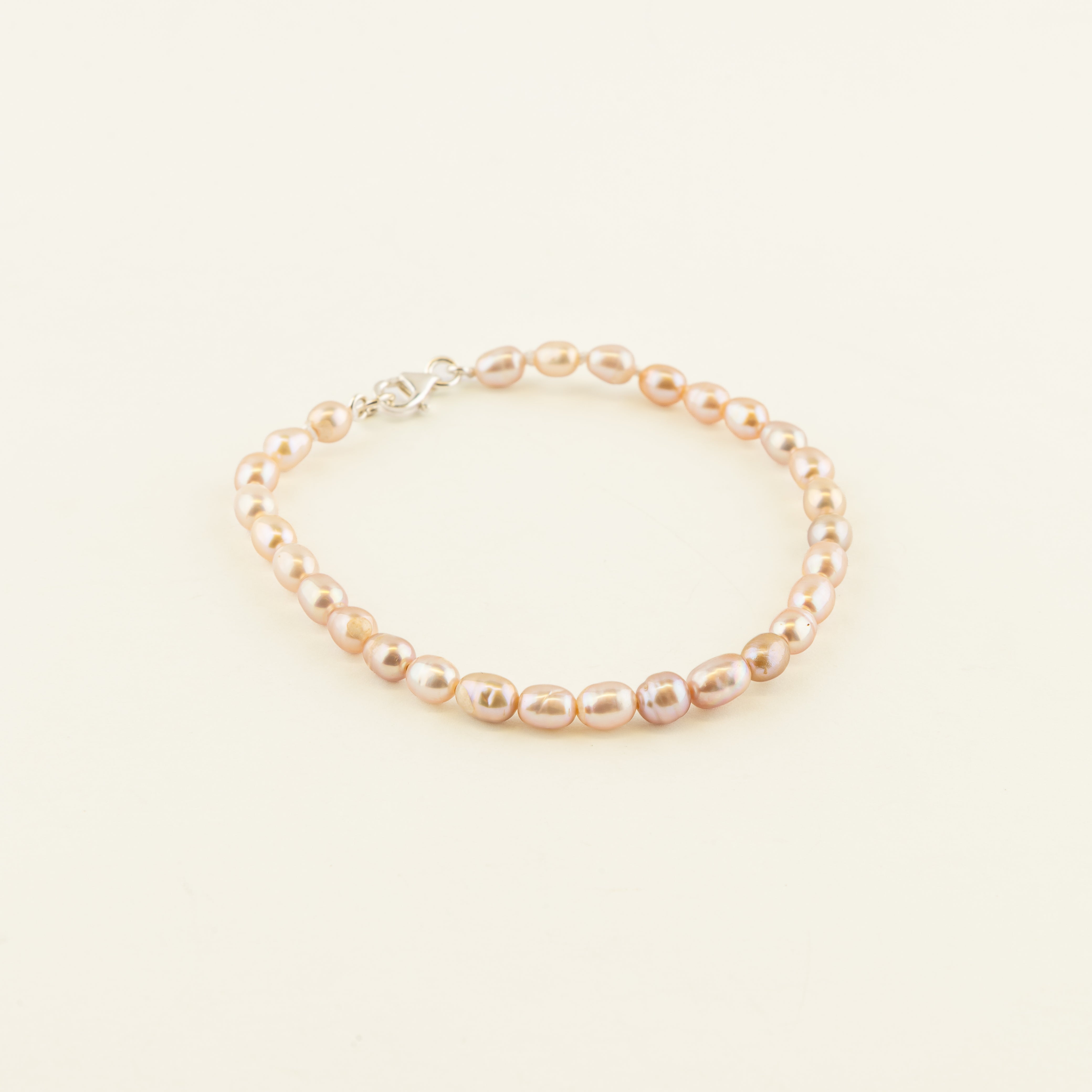 Mini Pink Bead Bracelet 01