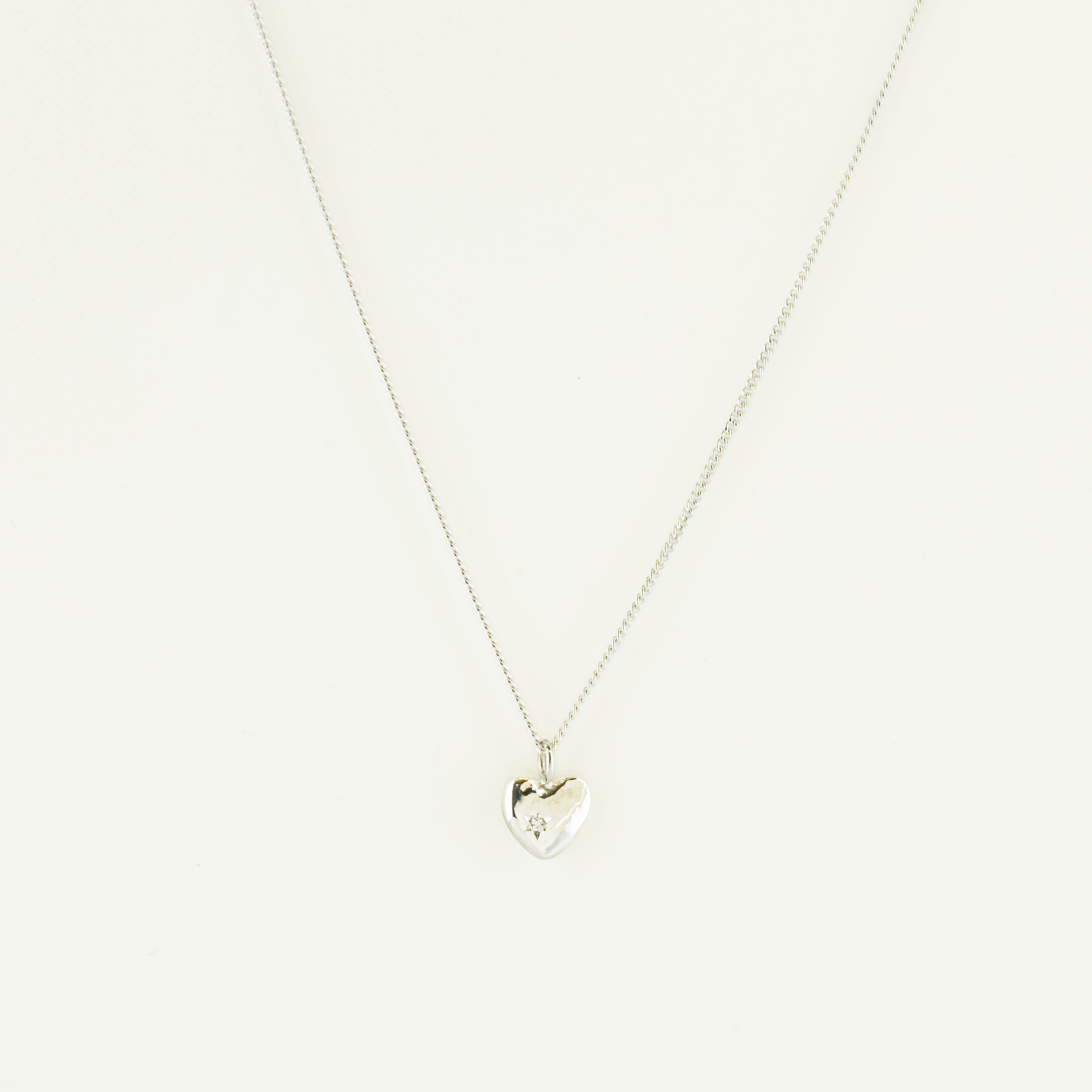 Collier coeur pierre de naissance