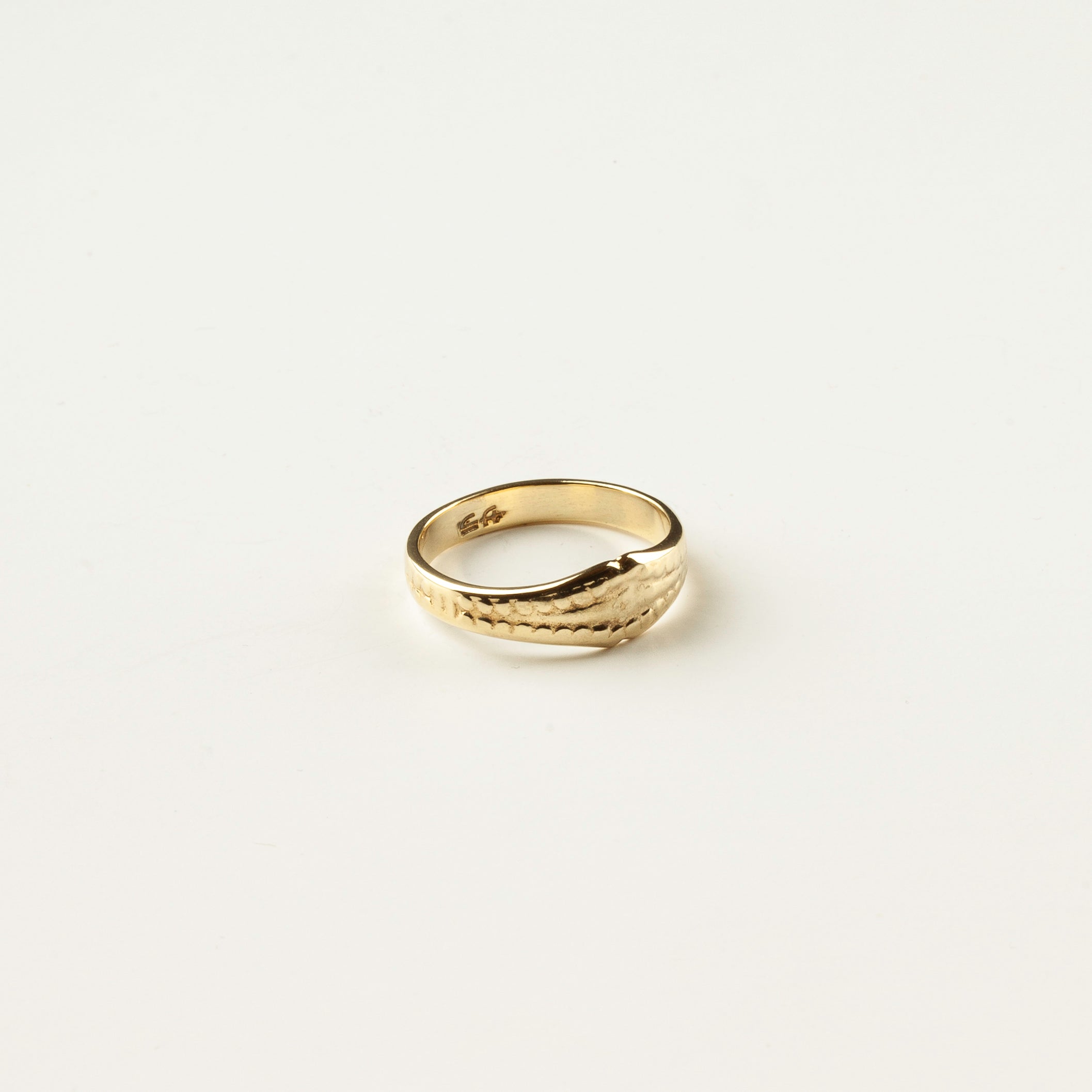 Bague marée or