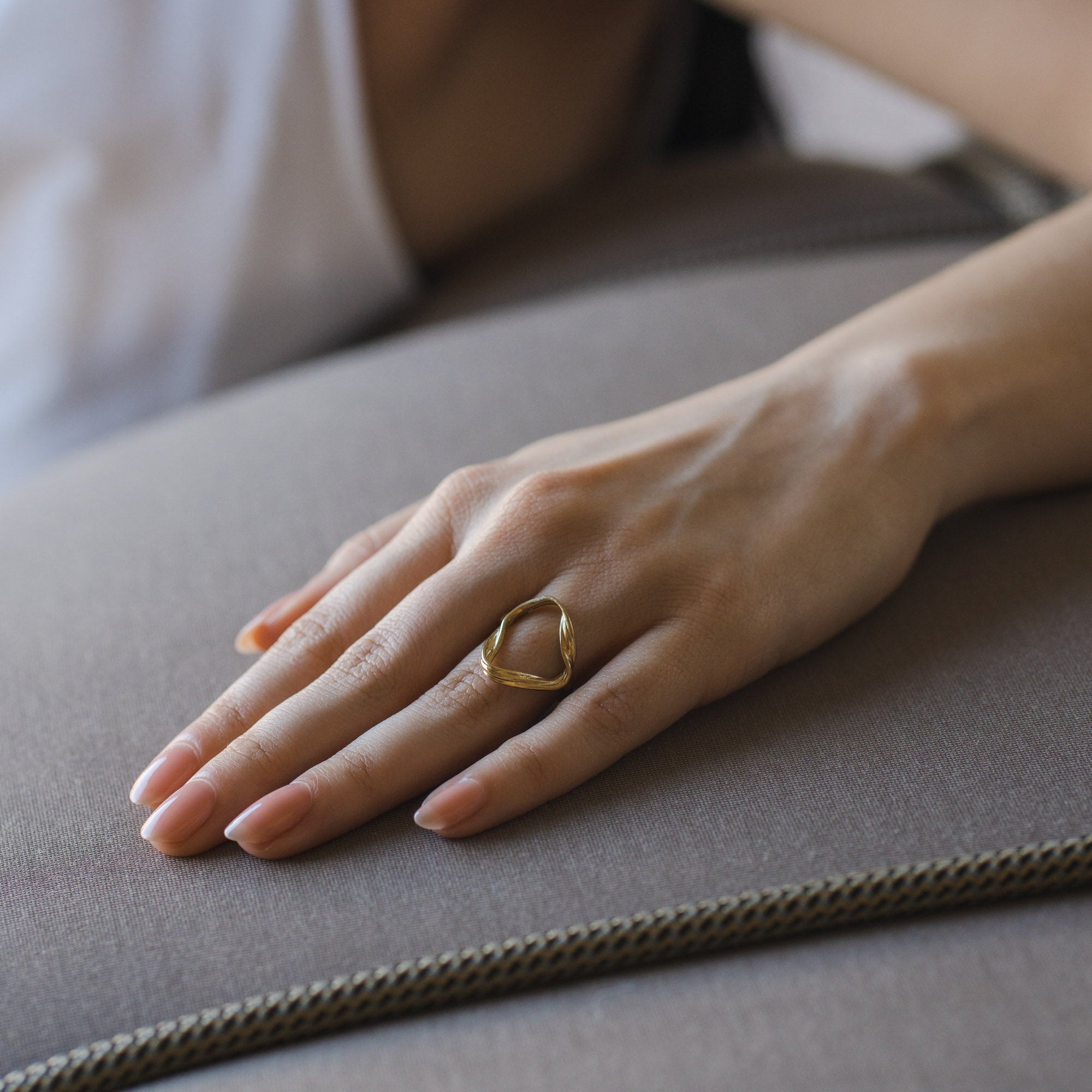 Gold Spun Ring