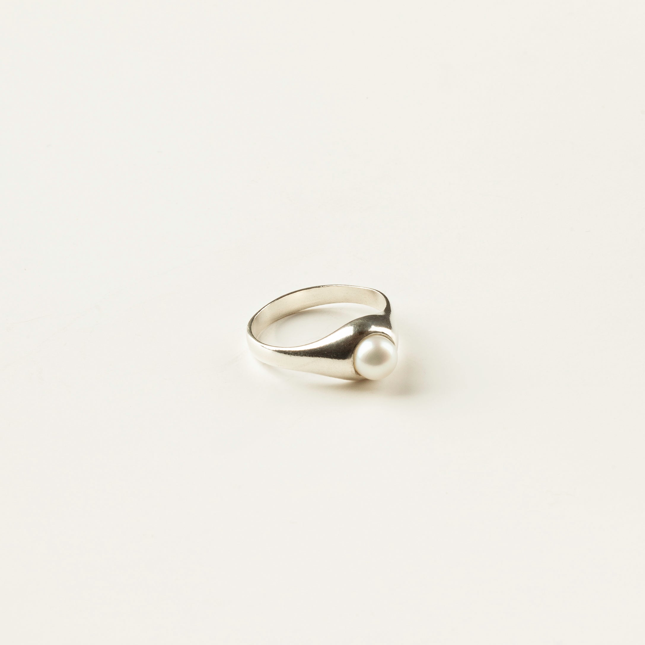 Pearl Signet Ring