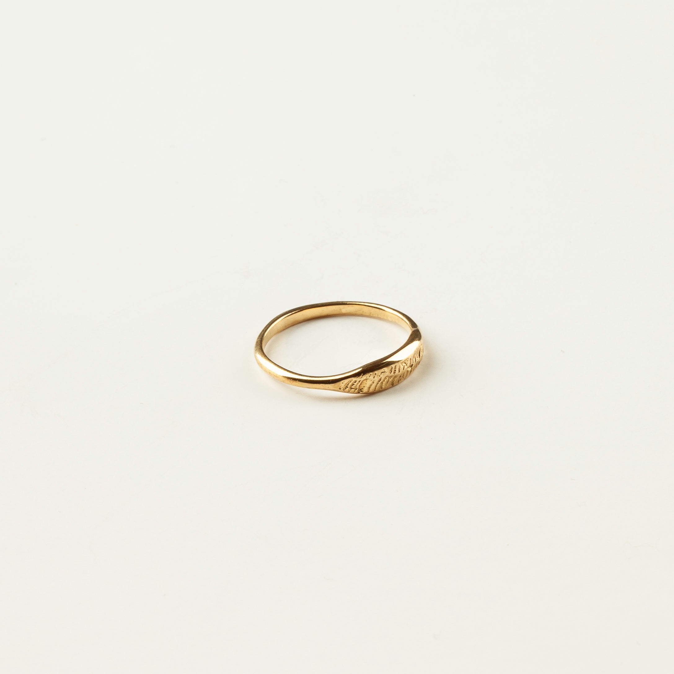 Reef Signet Gold Ring