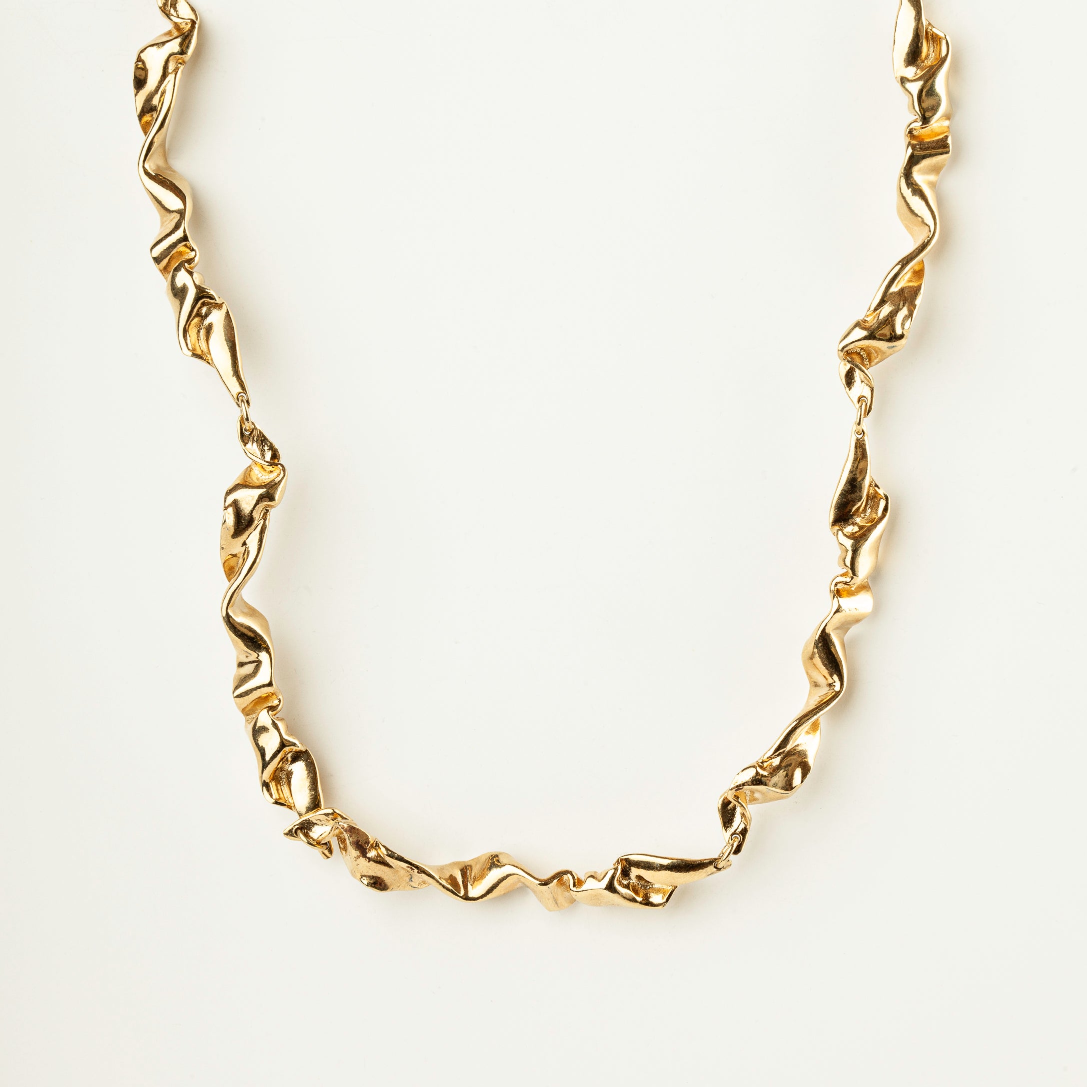 Draped Gold Vermeil Necklace