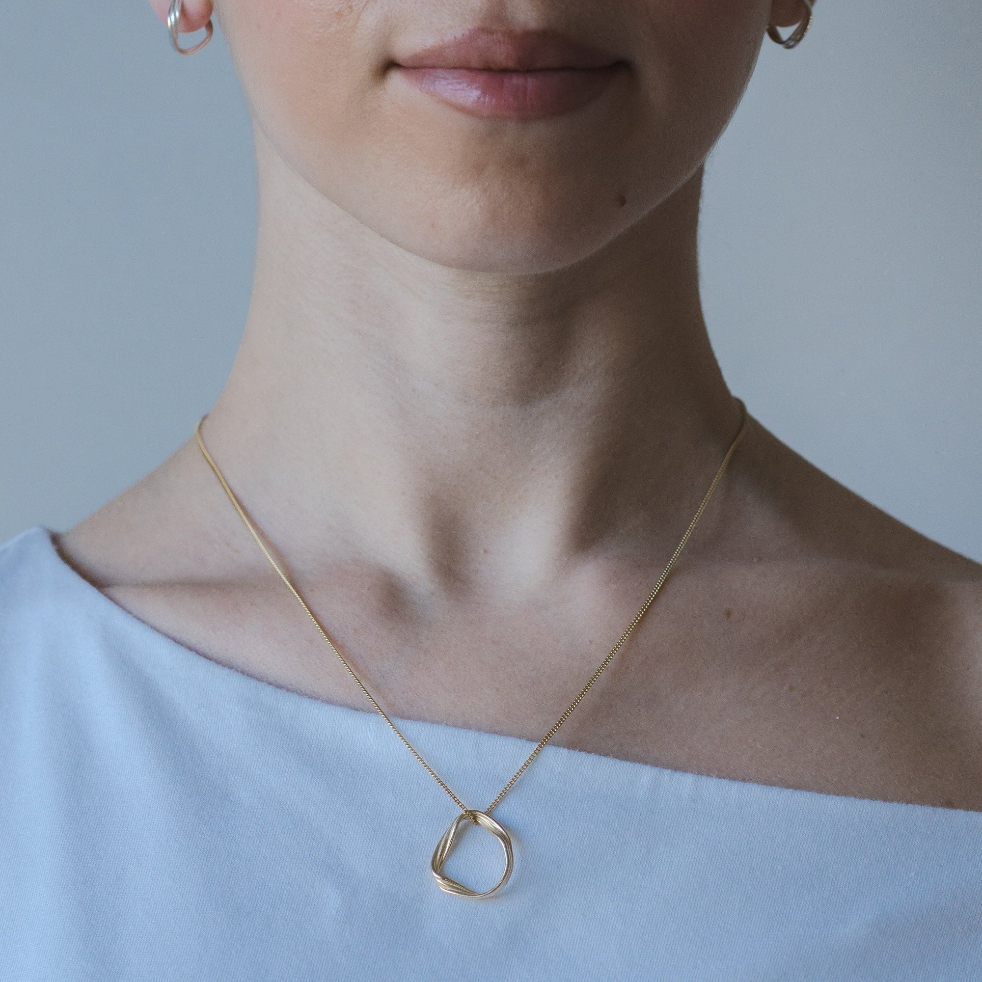 Gold Spun Necklace
