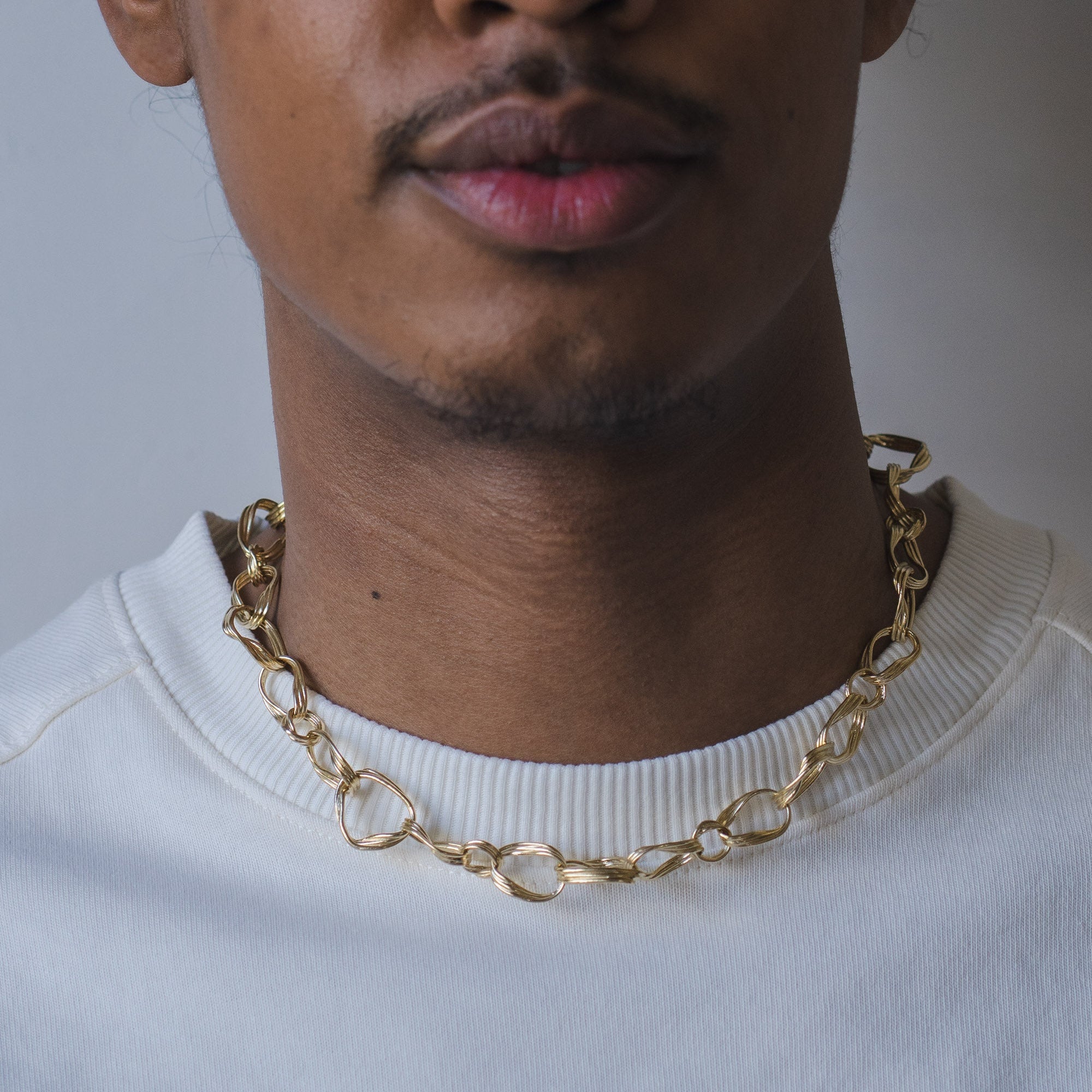 Collier Liaison or vermeil