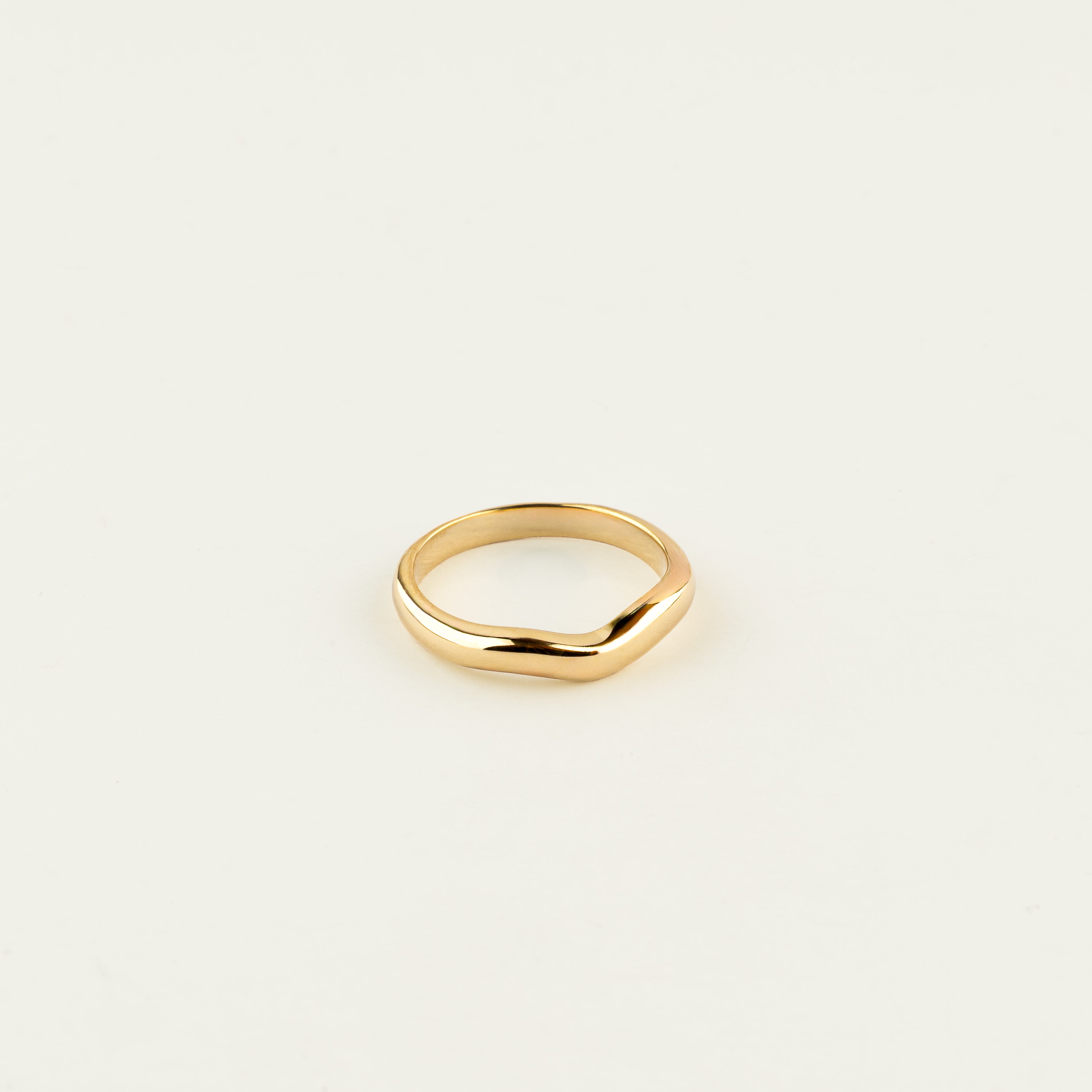 Large Sculpted Gold Band