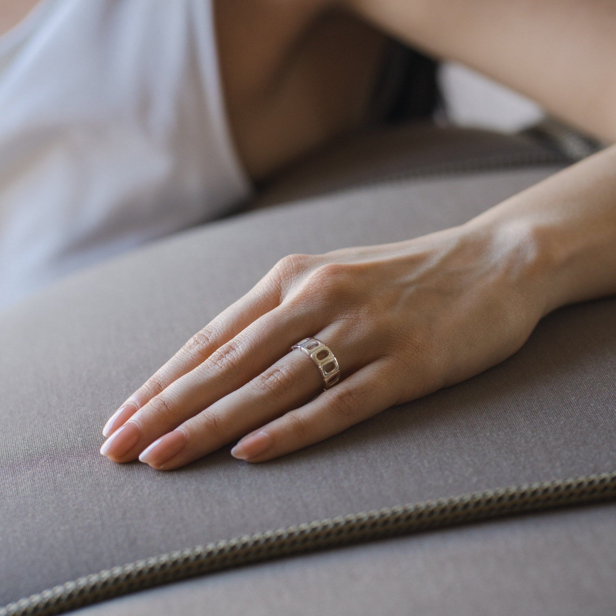 Anchored Eternity Band
