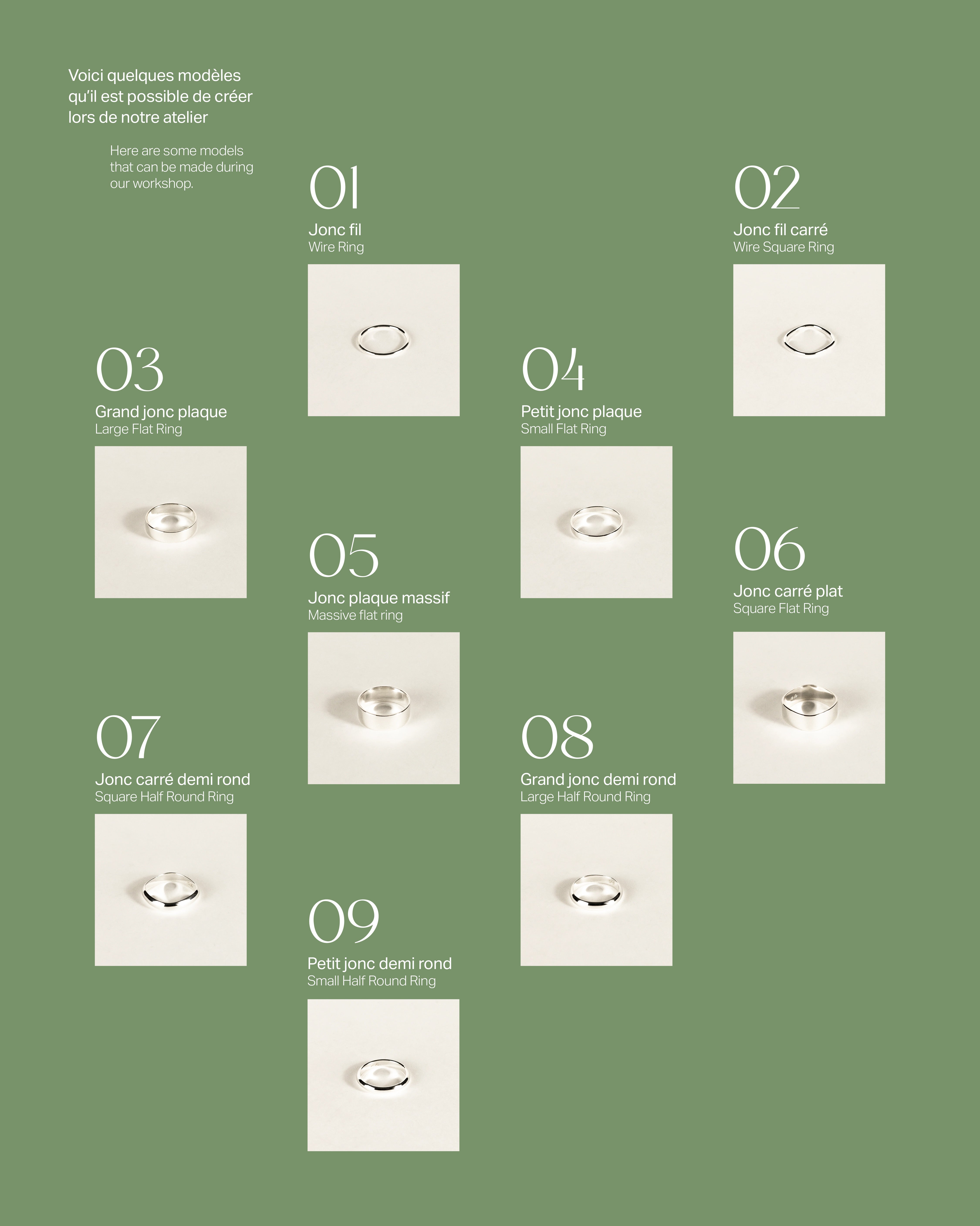 Jewelry workshop : Create your own ring