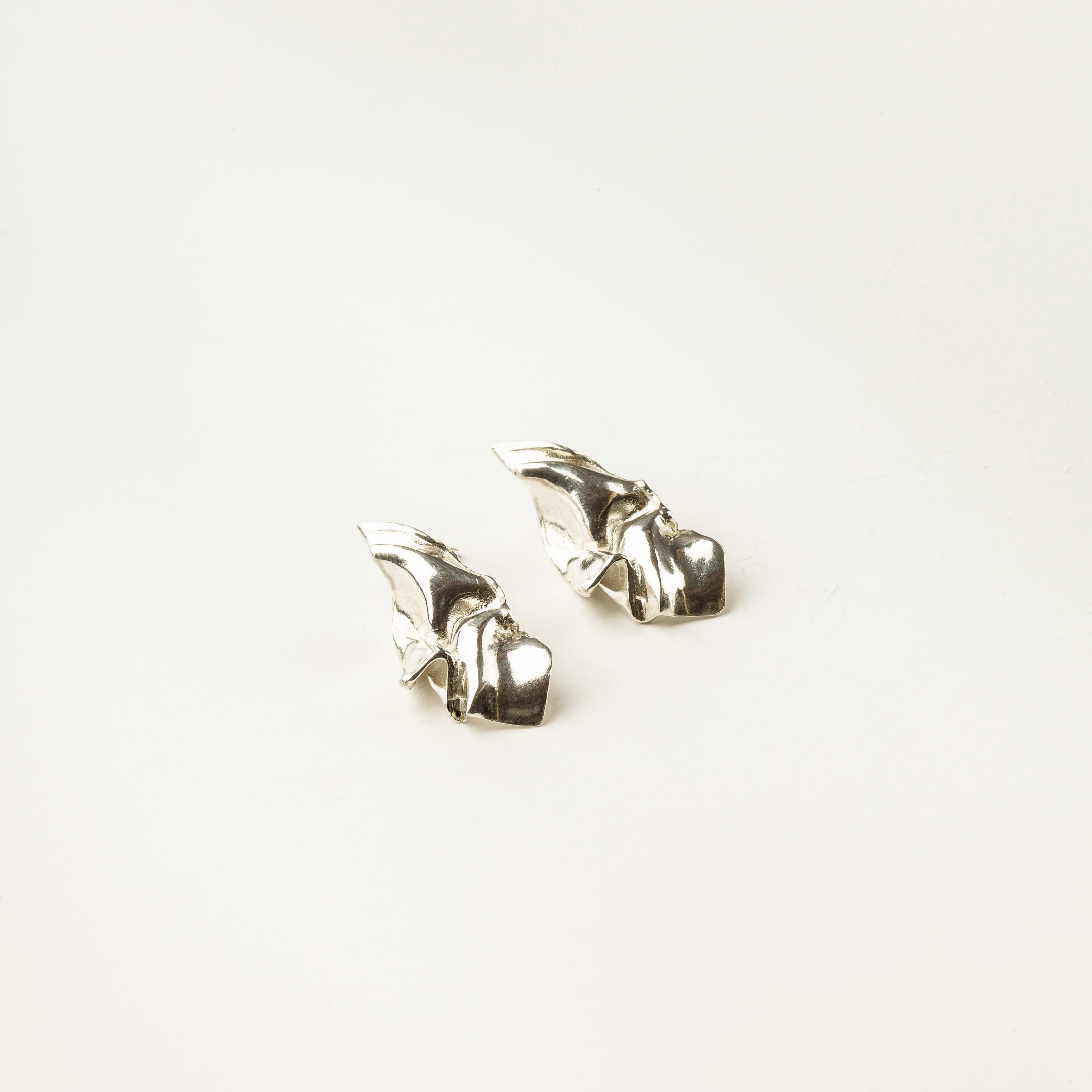 Petites boucles d'oreilles Drapé