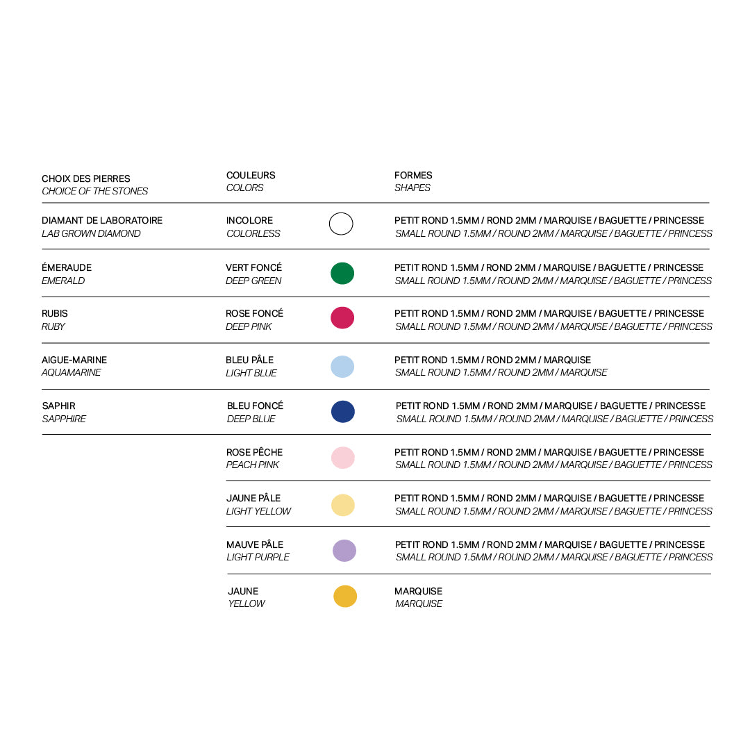 Chevalière N.04 Facetté