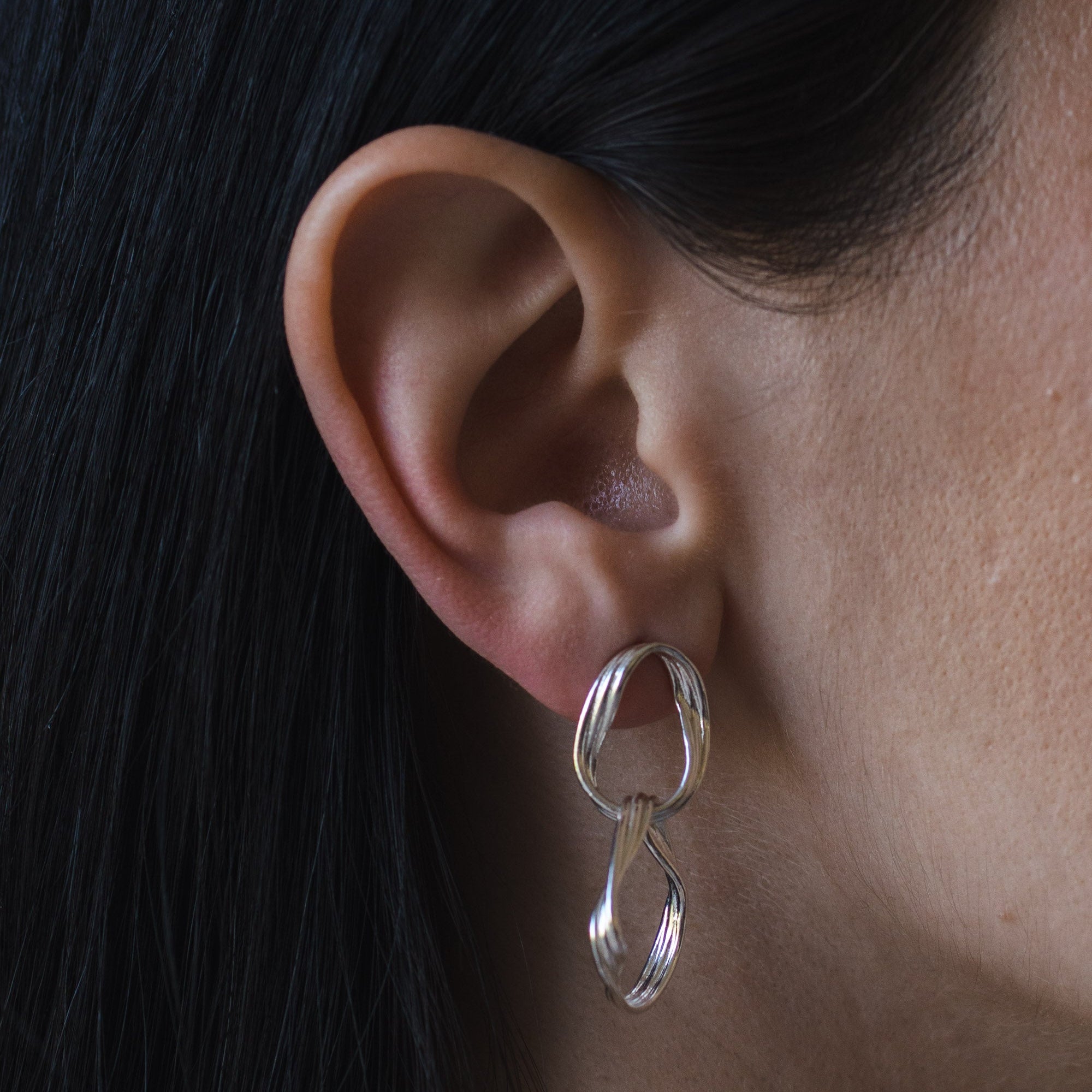Small Spun Earrings