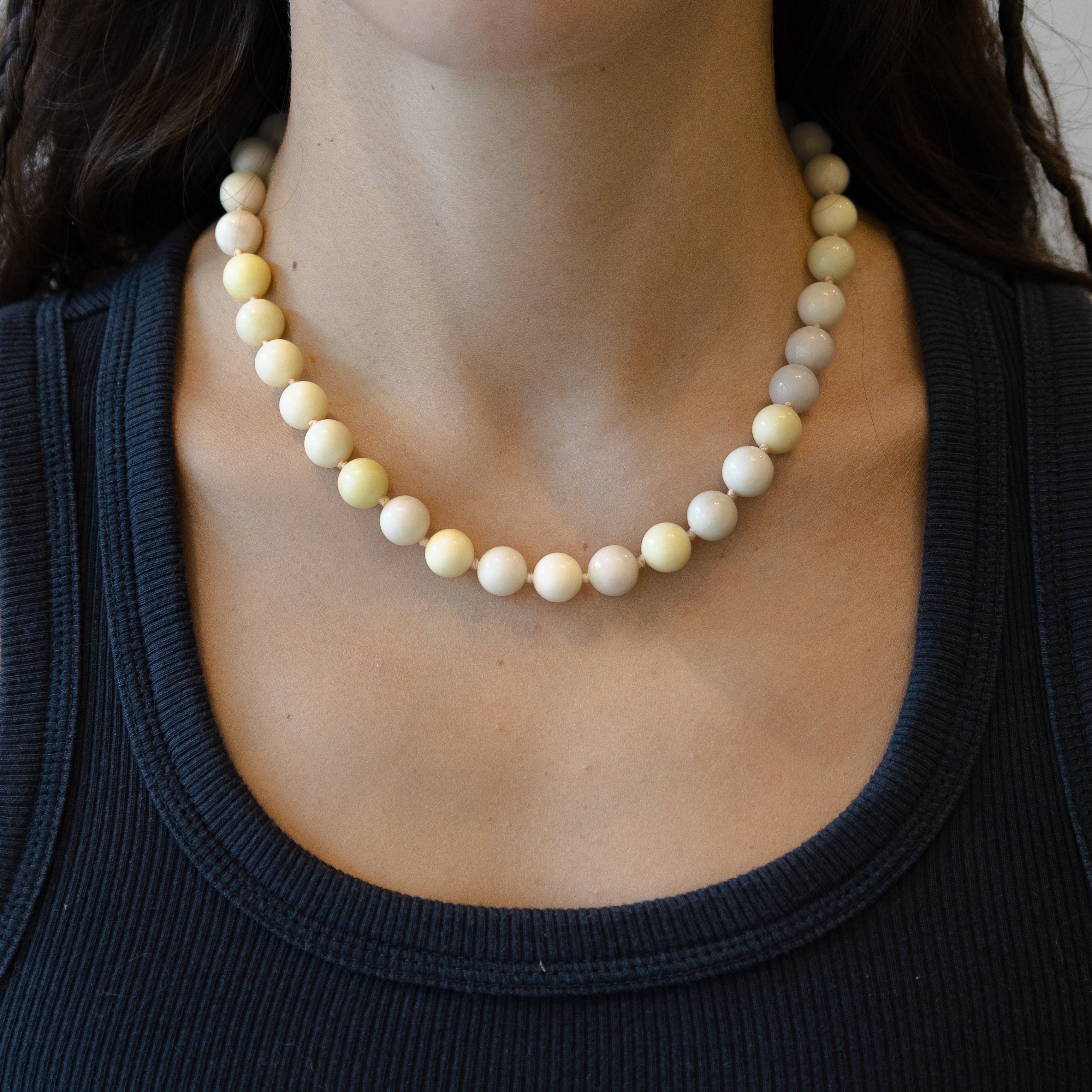 Yellow Bead Necklace
