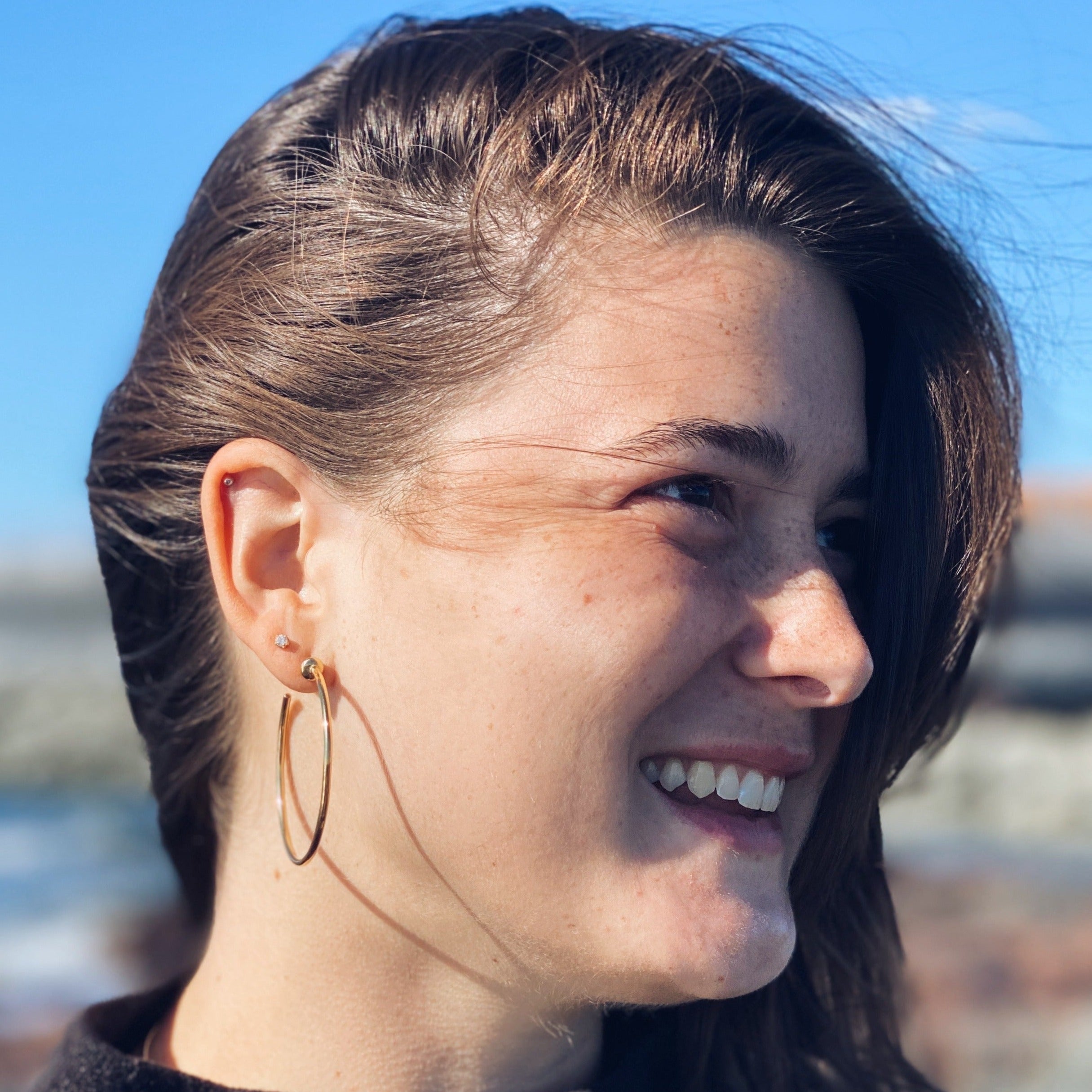 Emi Gold Vermeil Hoops