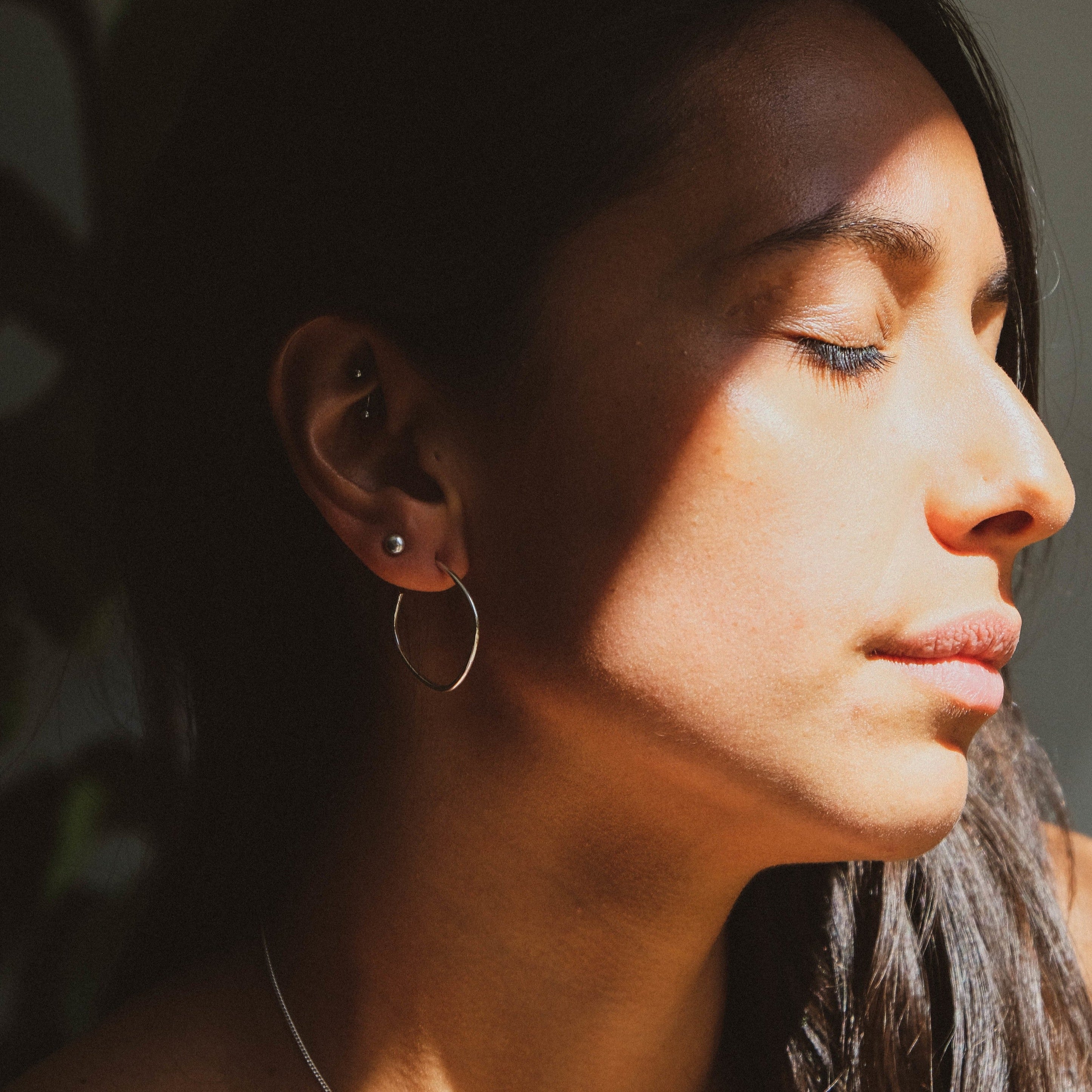 Square Wire Hoops