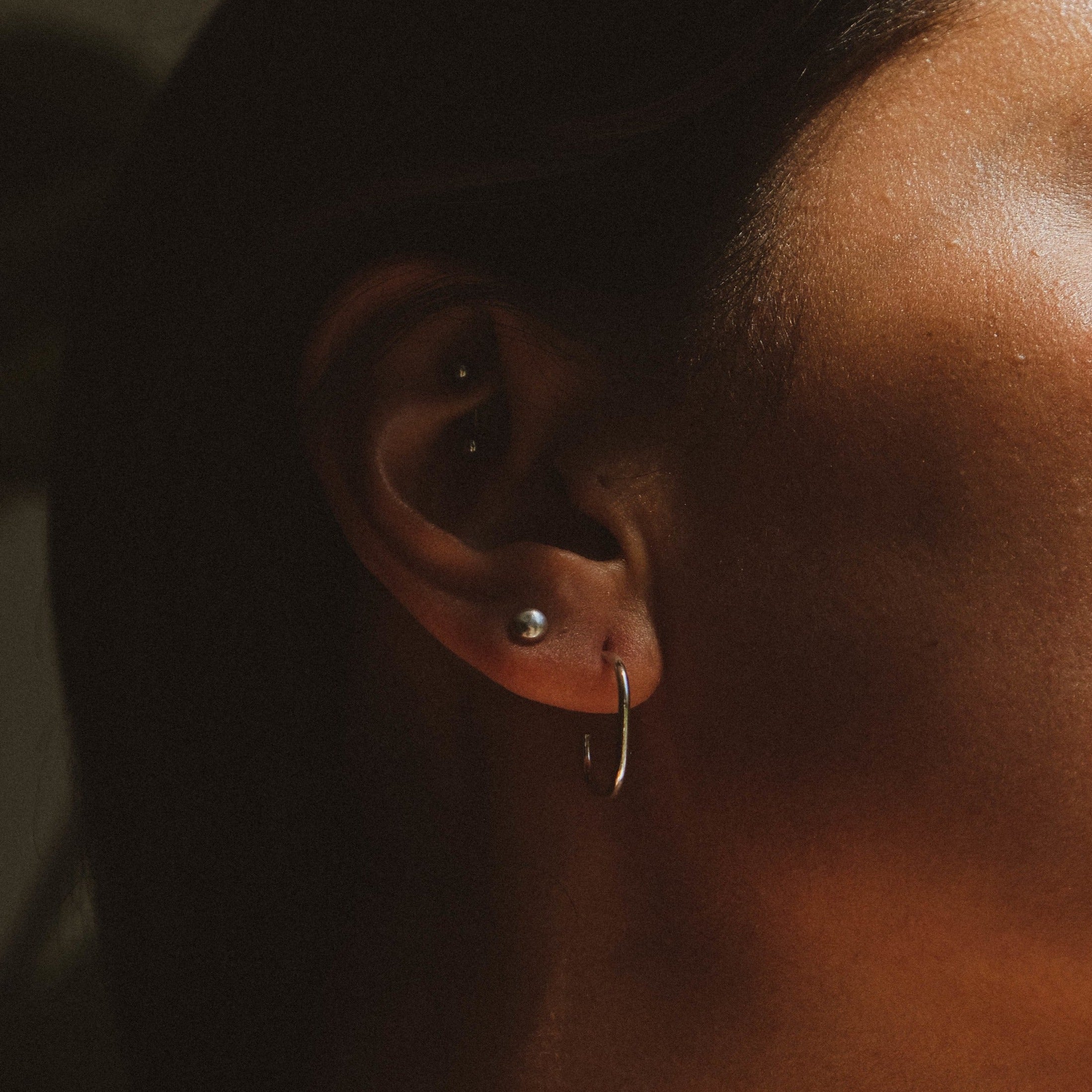 Small Square Wire Hoops