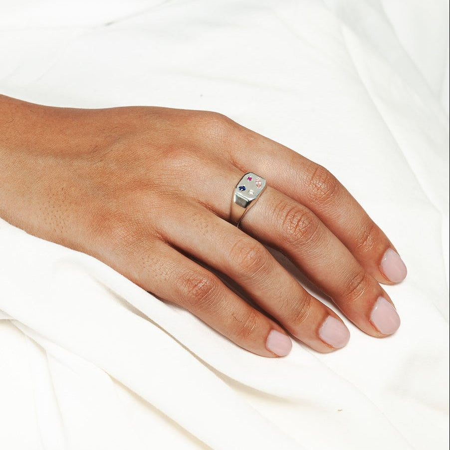 Chevalière N.08 Facetté