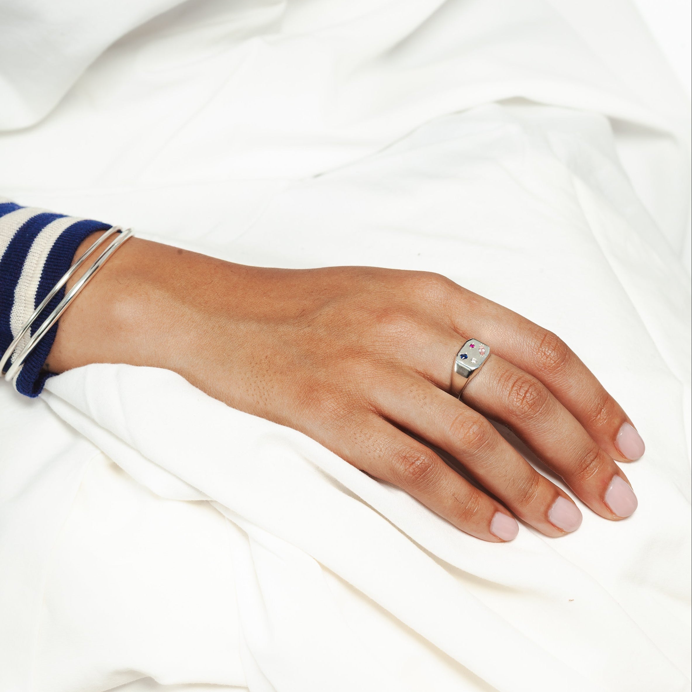 Faceted Signet Ring N.08