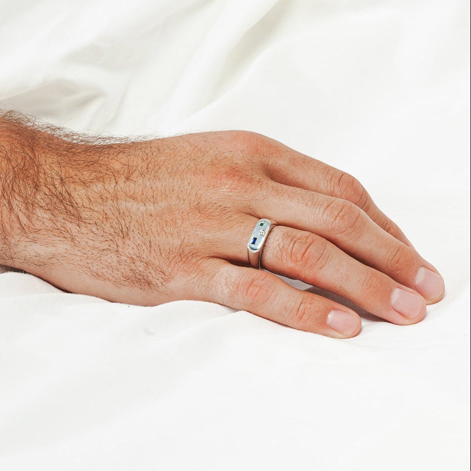 Chevalière N.02 Facetté