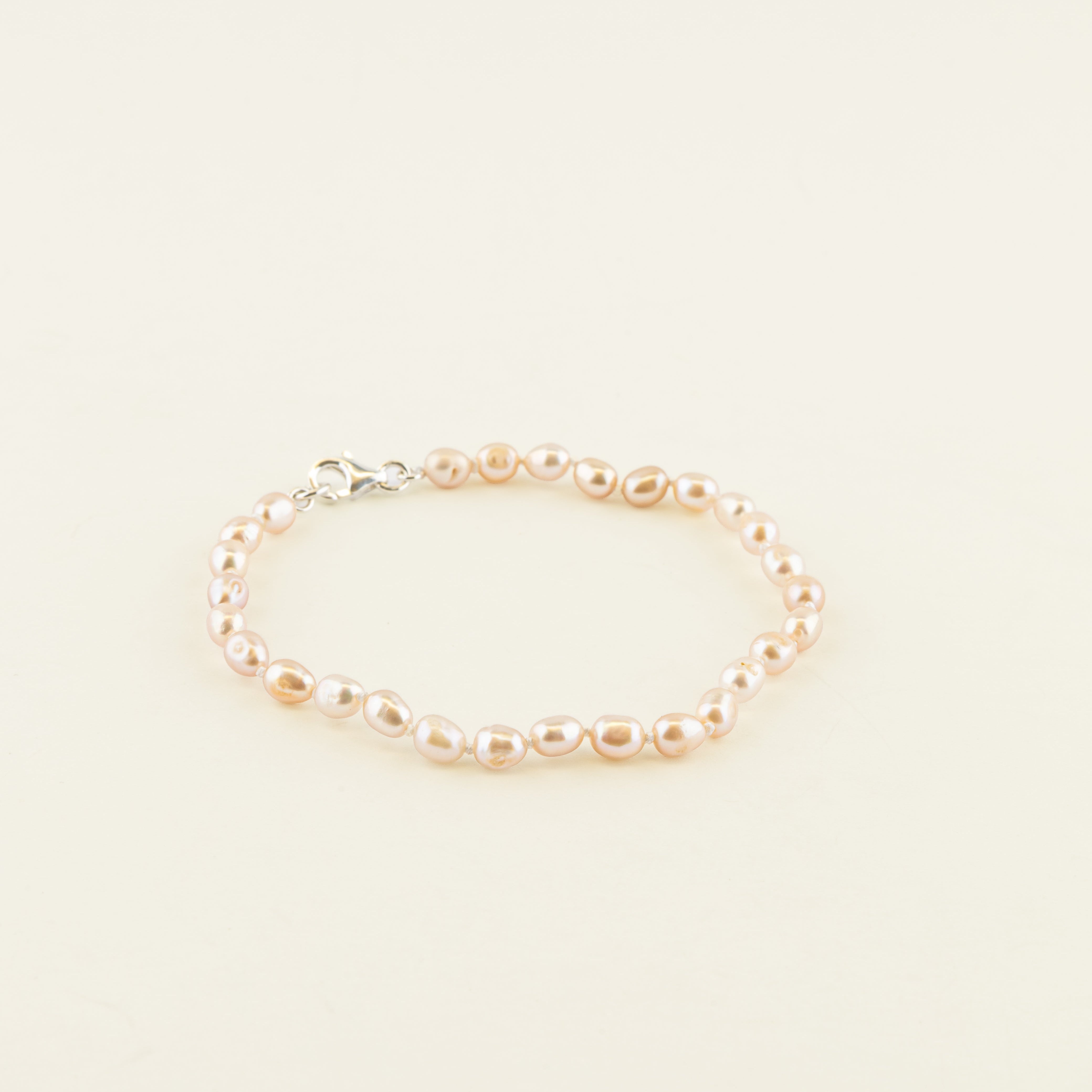 Bracelet minis perles rose 02