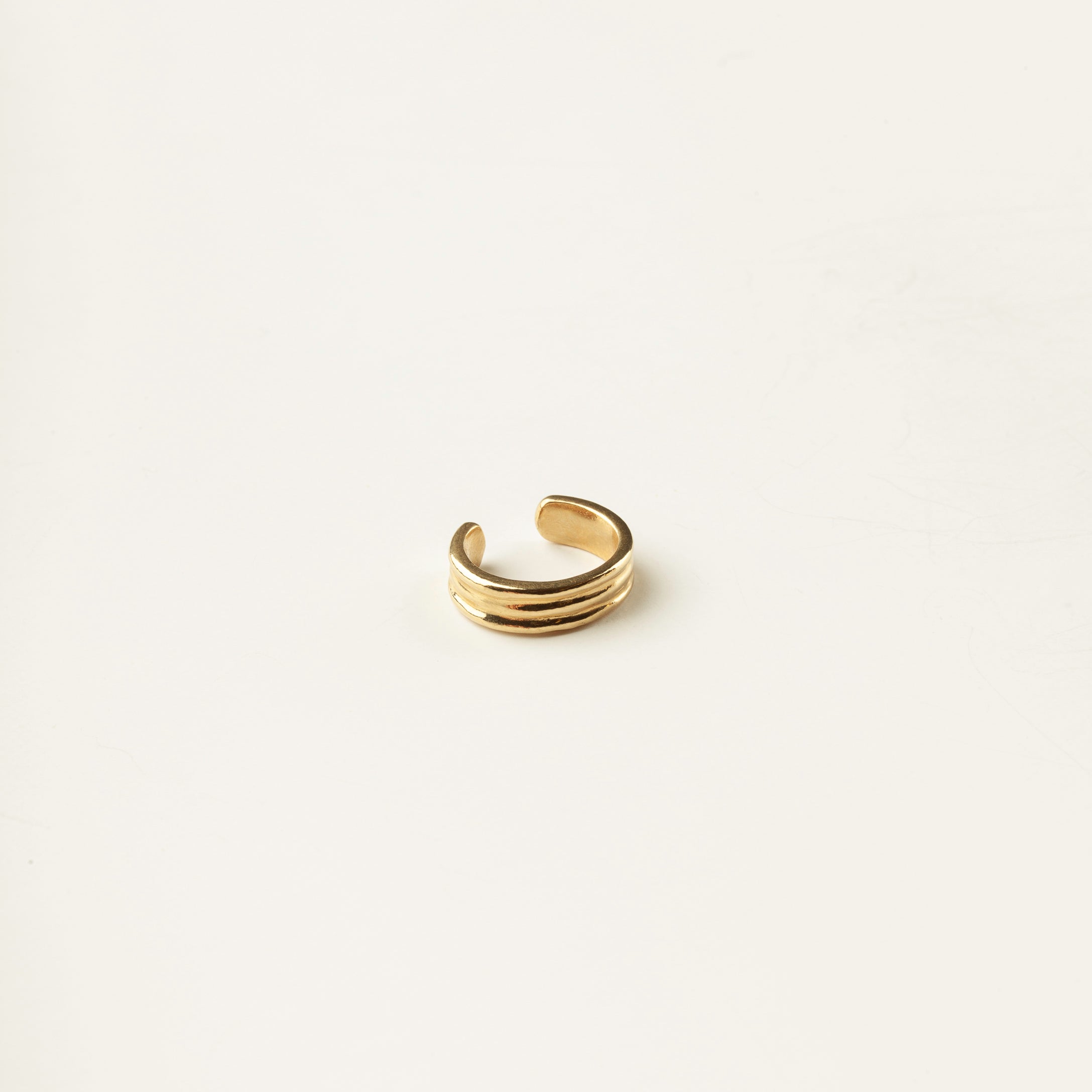 Triplet Gold Vermeil Ear Cuff