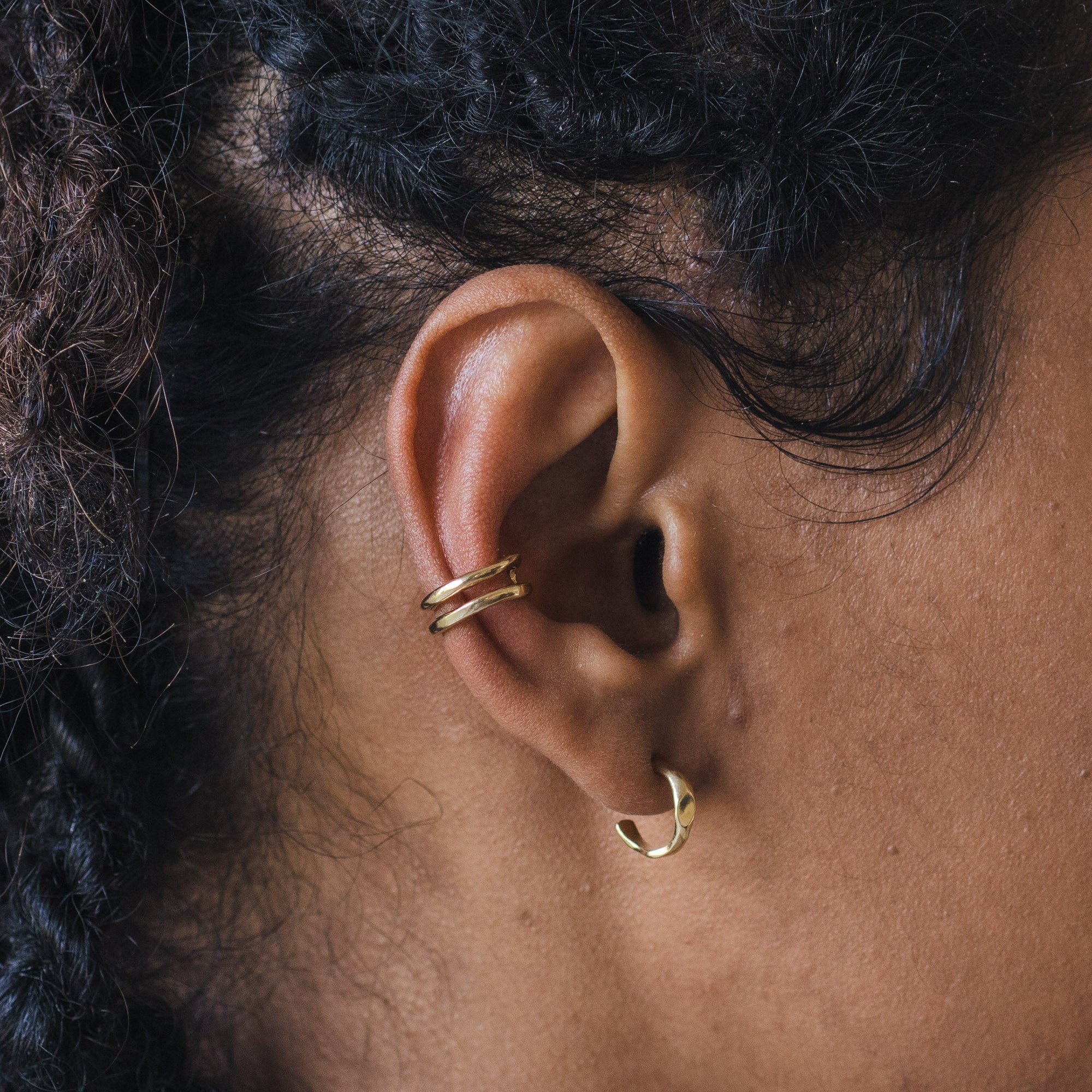 Tandem Gold Vermeil Ear Cuff