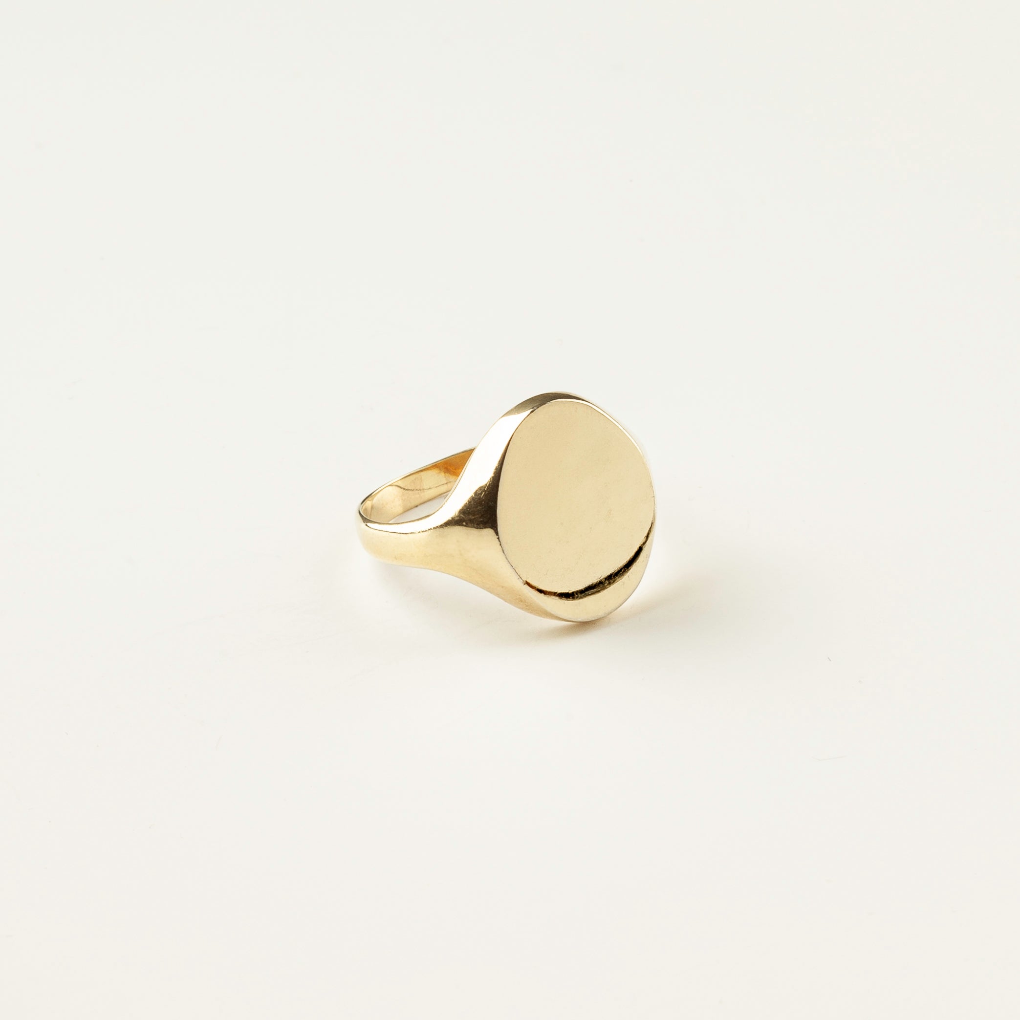 Oval Gold Ring