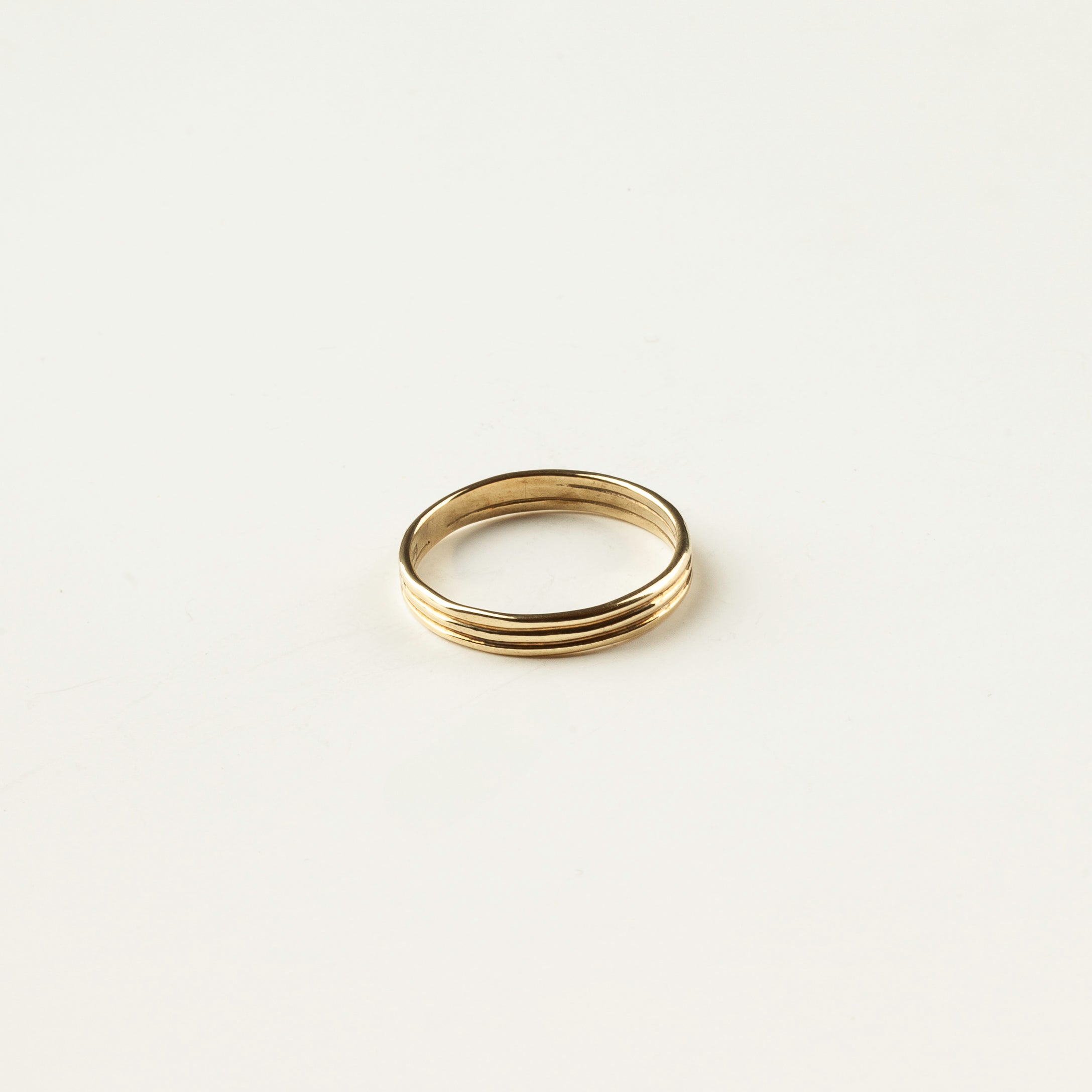 Triplet Gold Ring