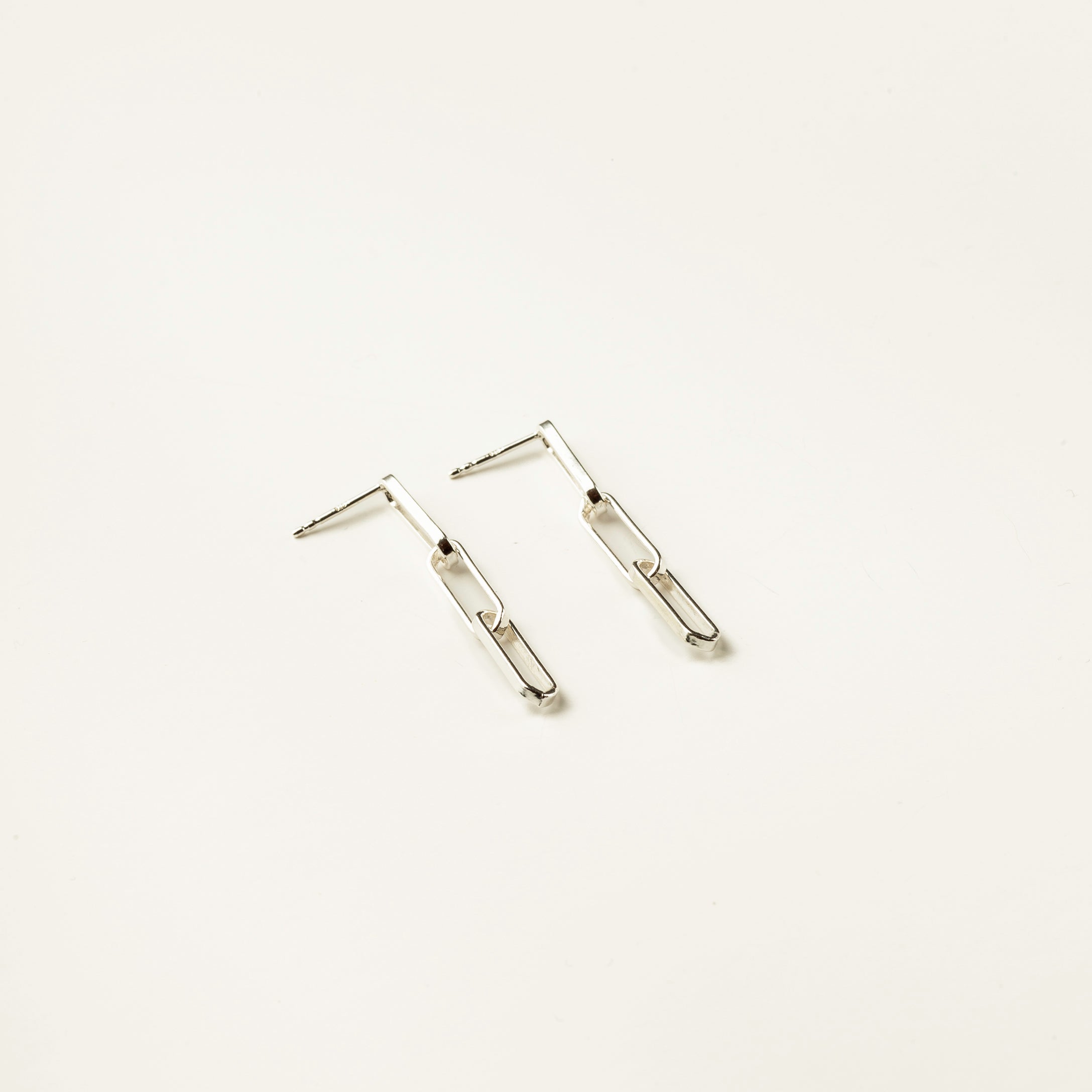 Paper Clip Chain Earrings