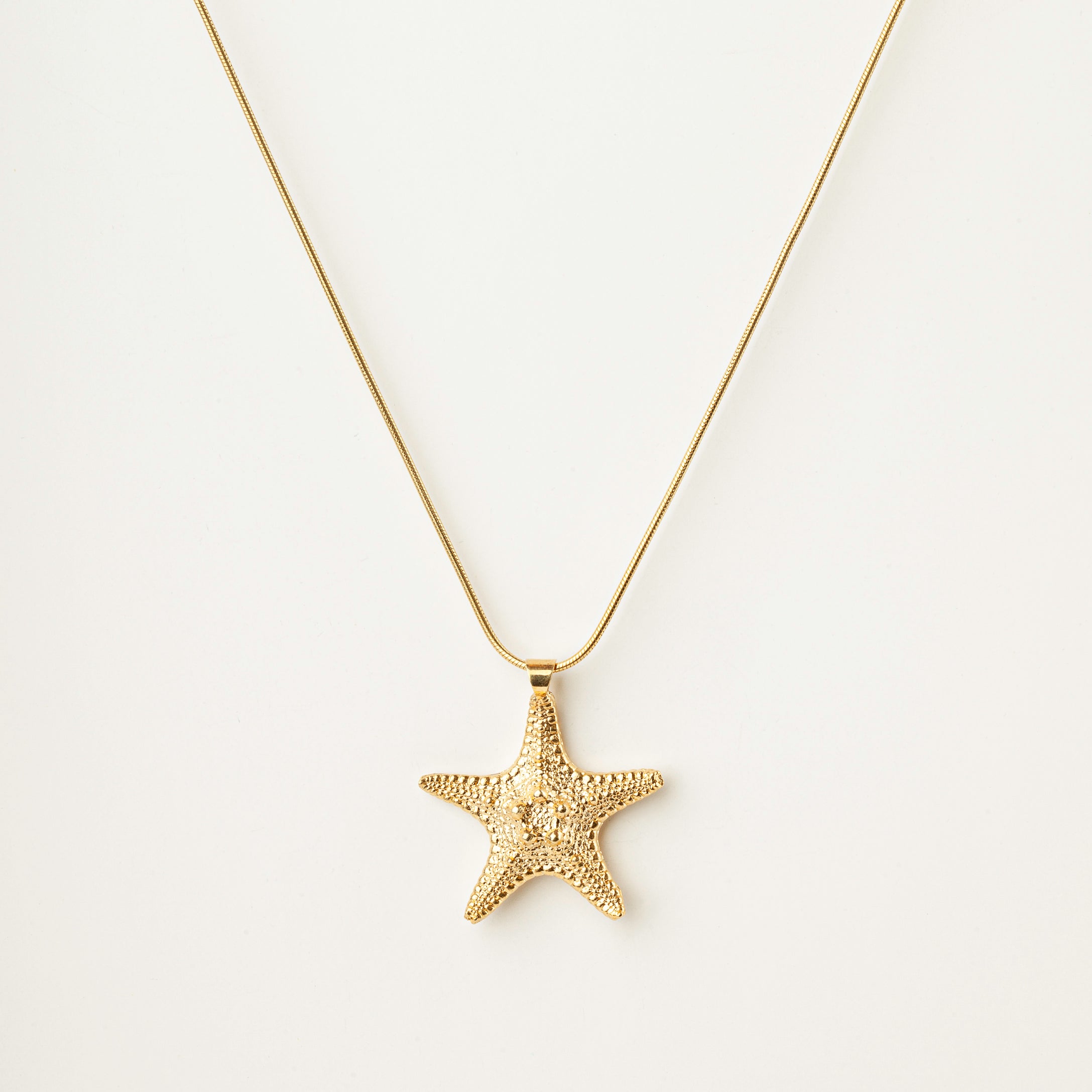 Collier Étoile de mer or vermeil