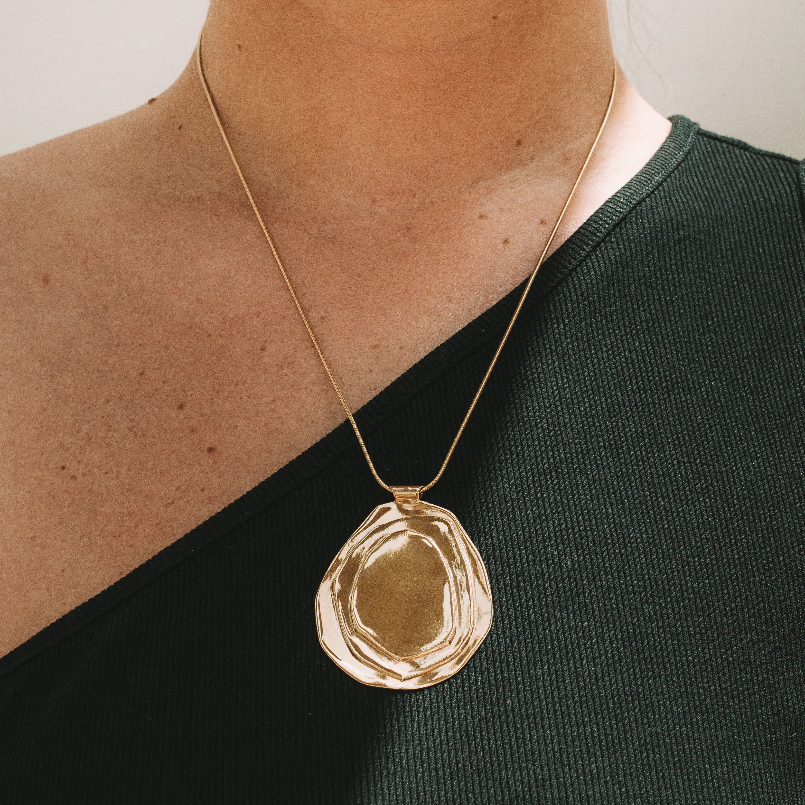 Lava Gold Vermeil Necklace