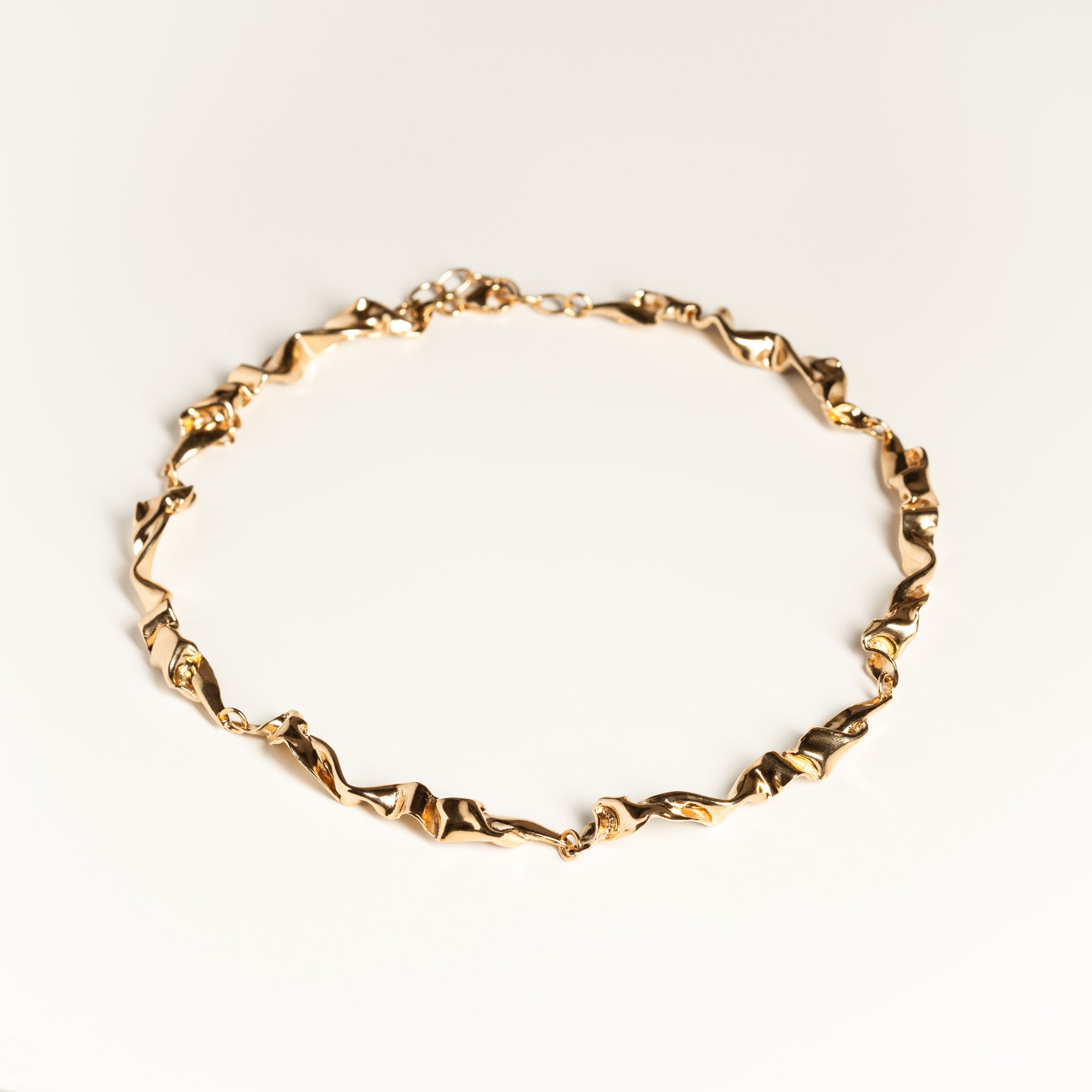 Draped Gold Vermeil Necklace