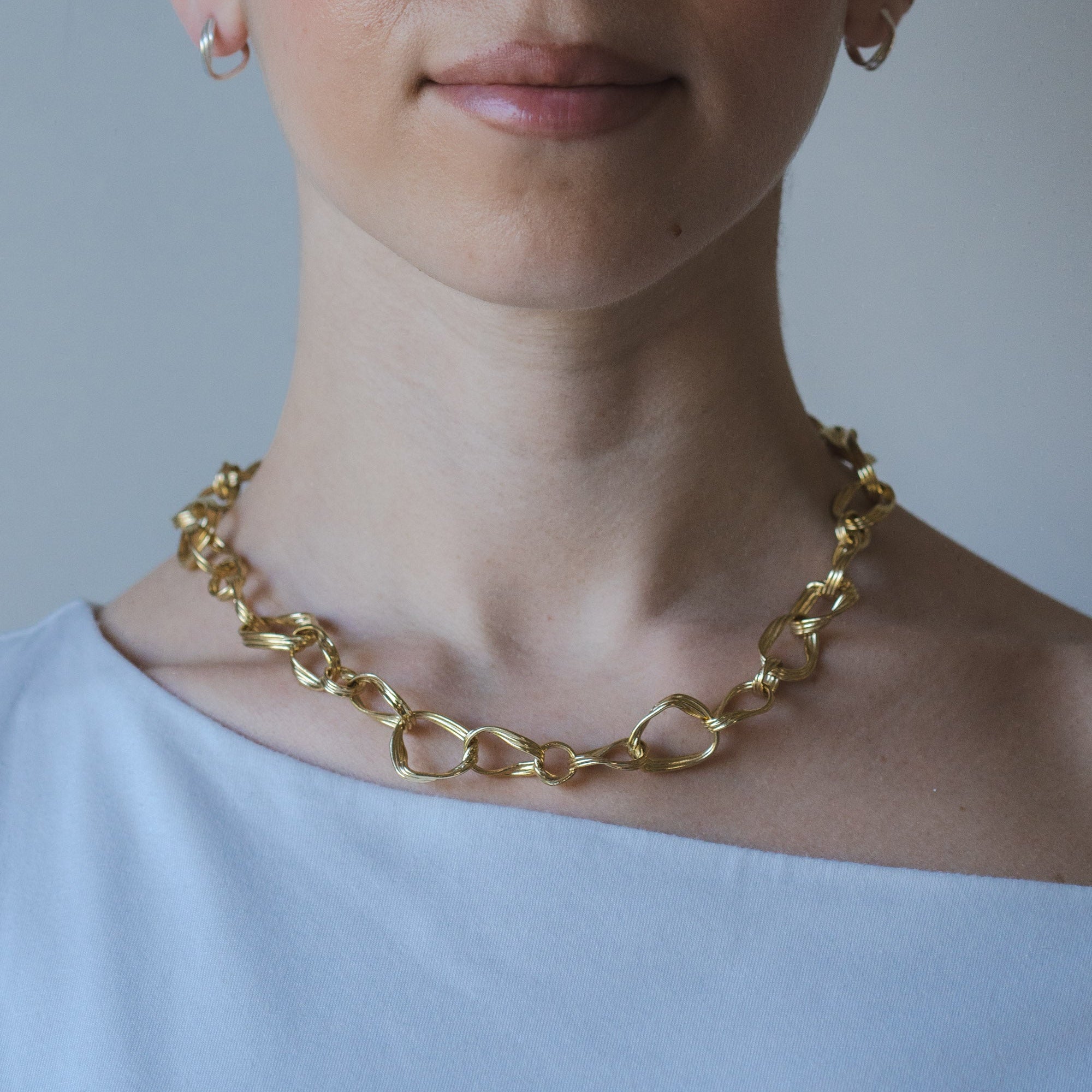 Links Gold Vermeil Necklace