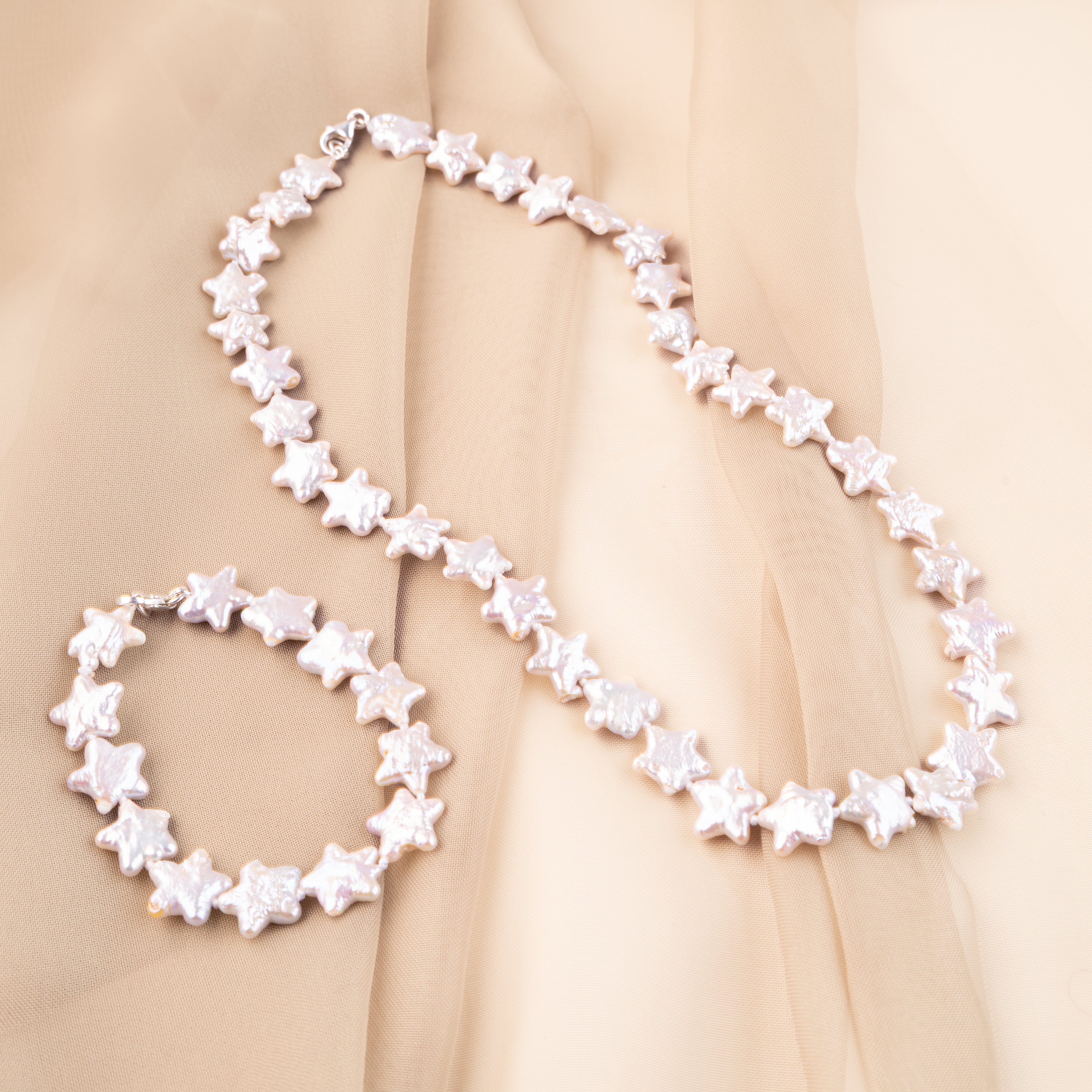 Duo perles étoile