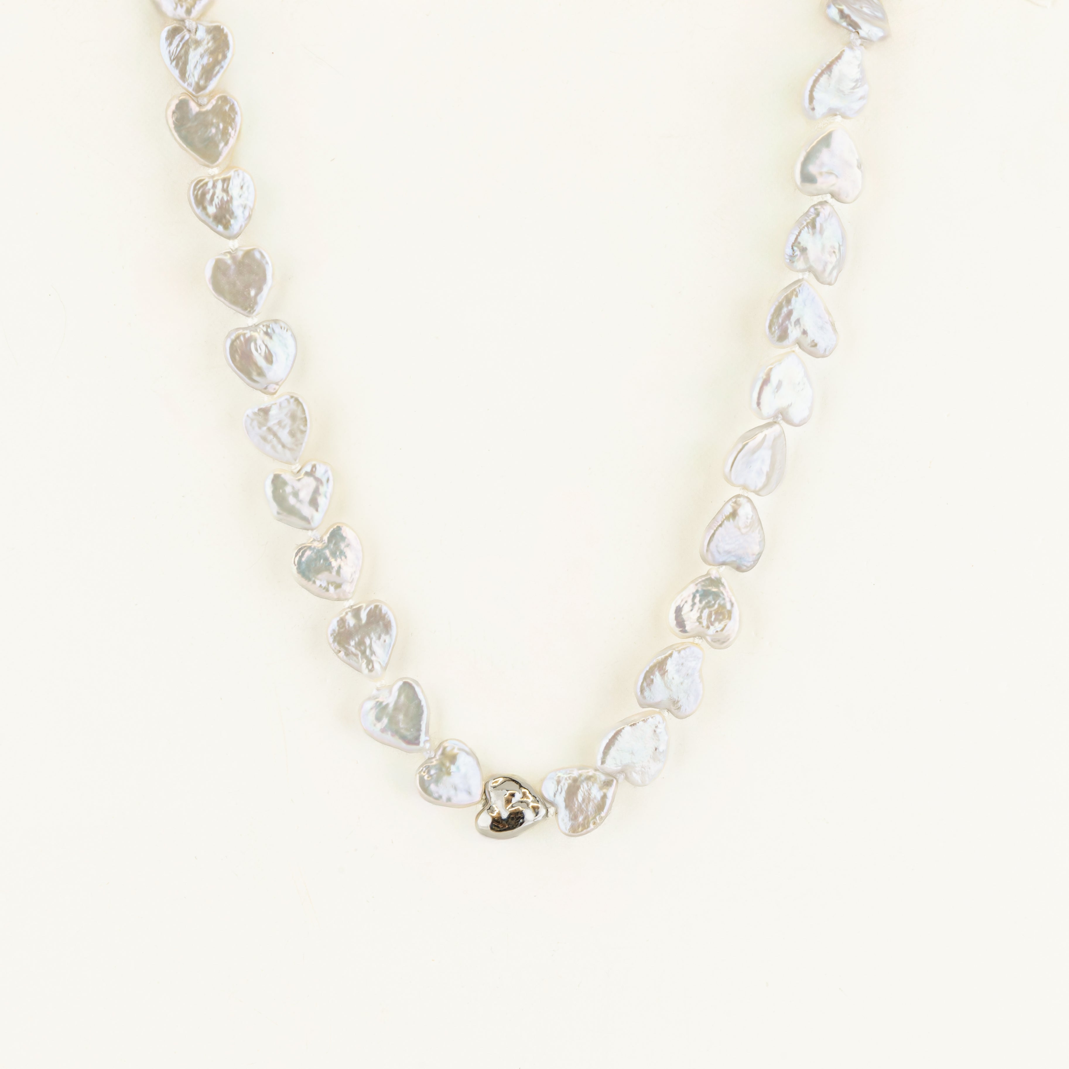 Heart Pearl Necklace