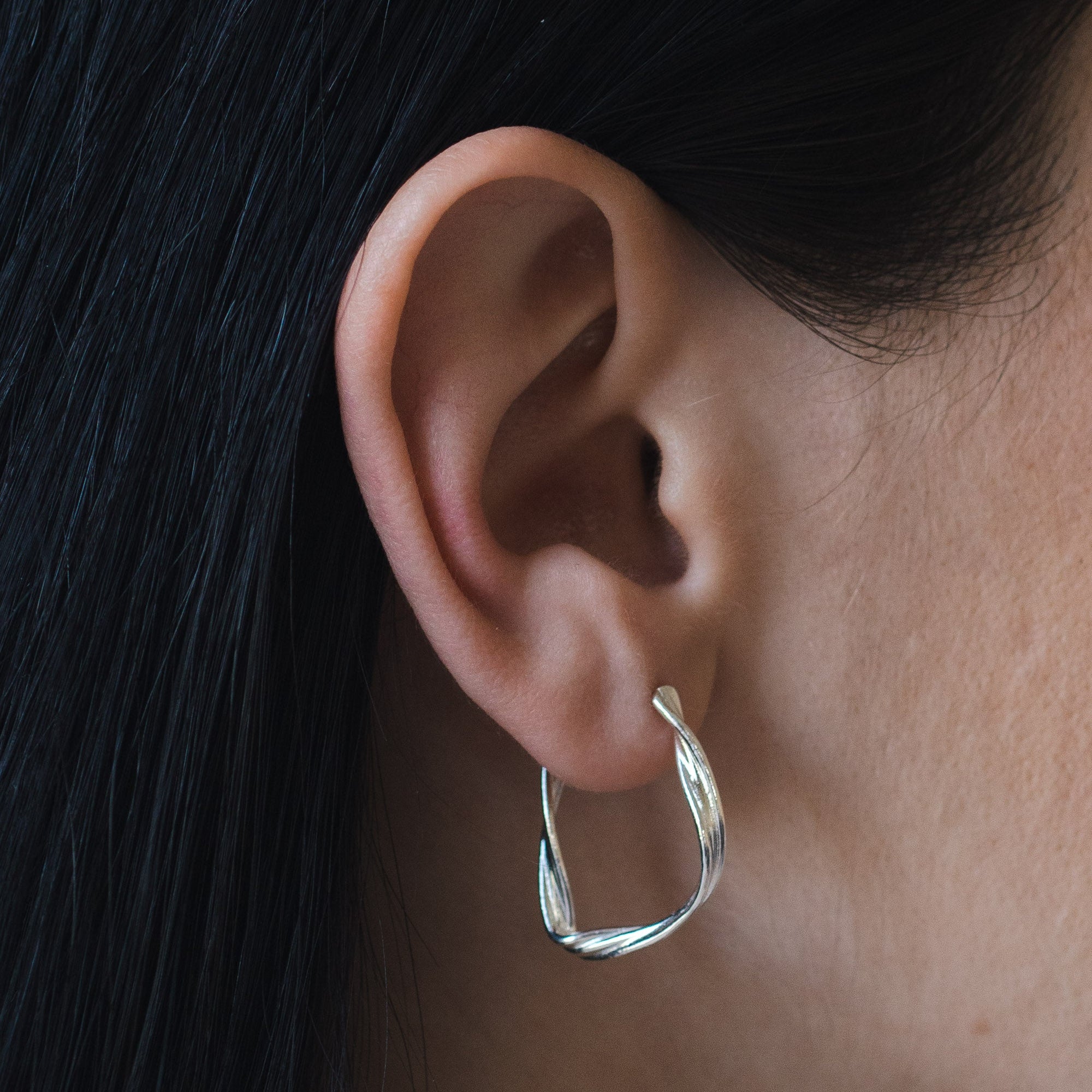 Medium Spun Hoops