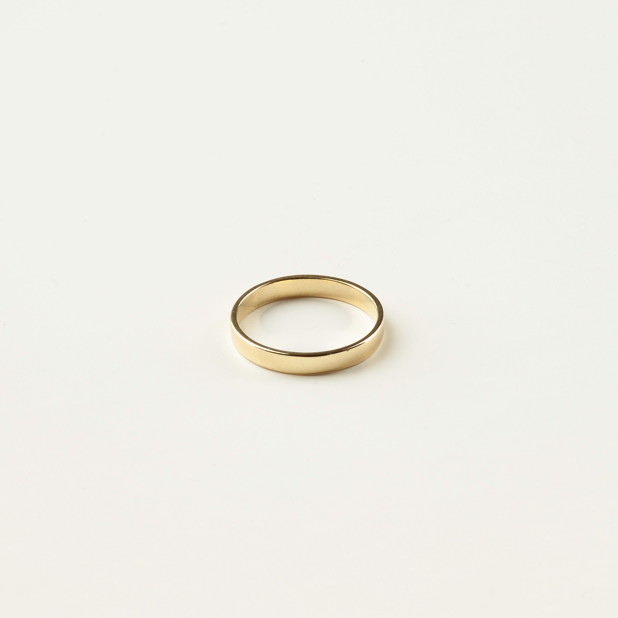 Small Flat Gold Ring
