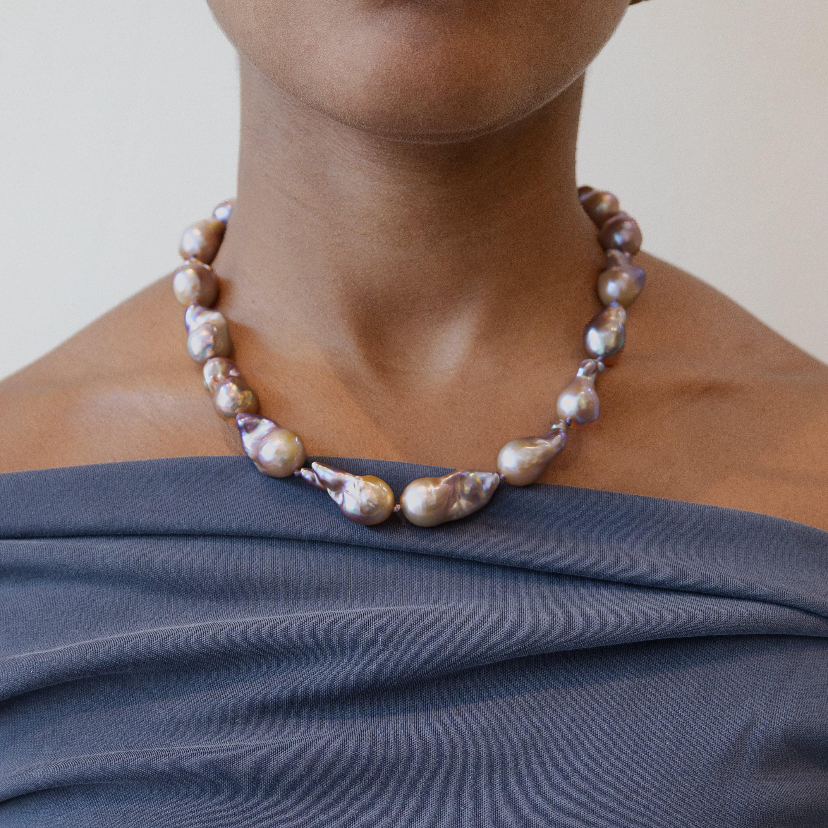Fireball Pearl Necklace