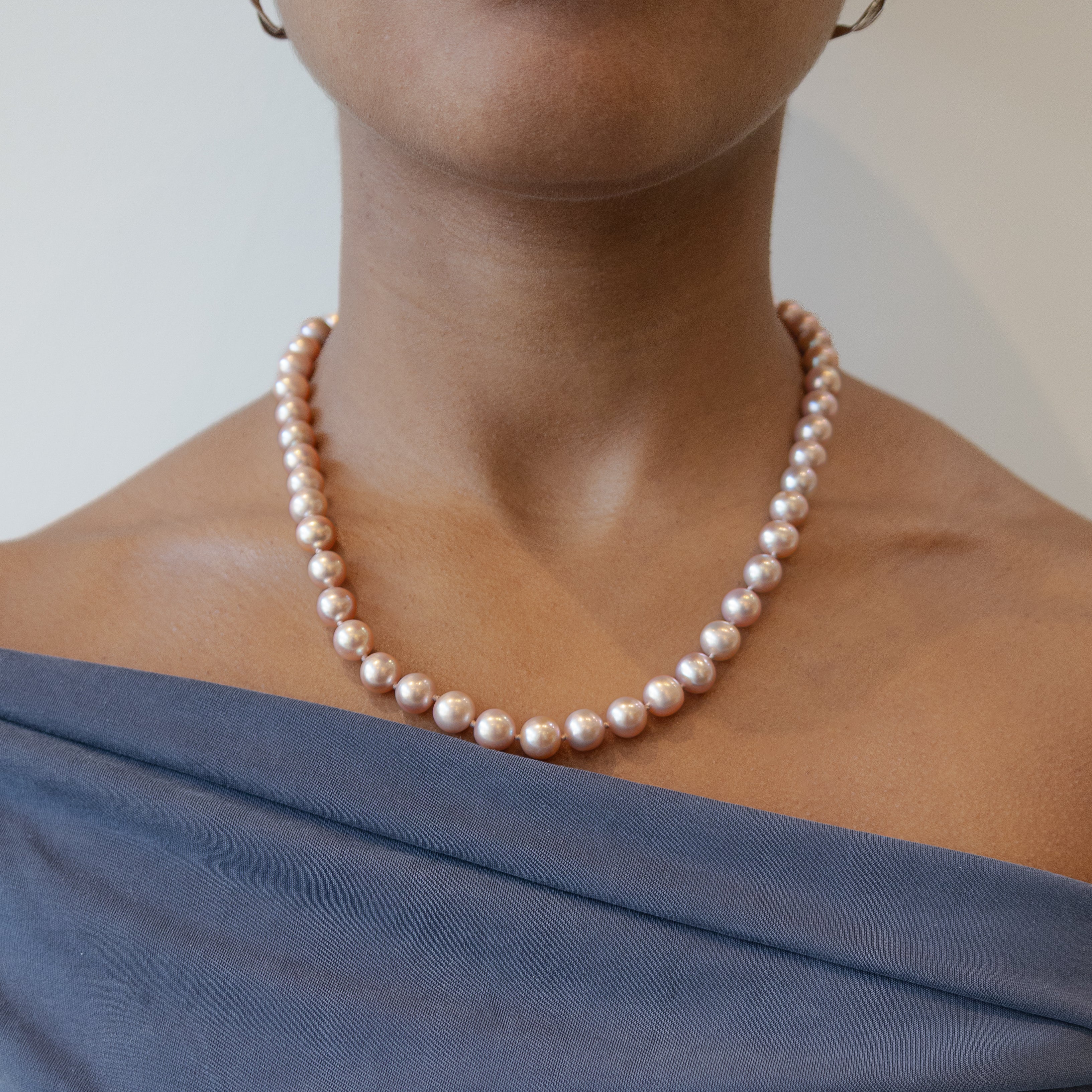 Kasumiga Round Pearl Necklace