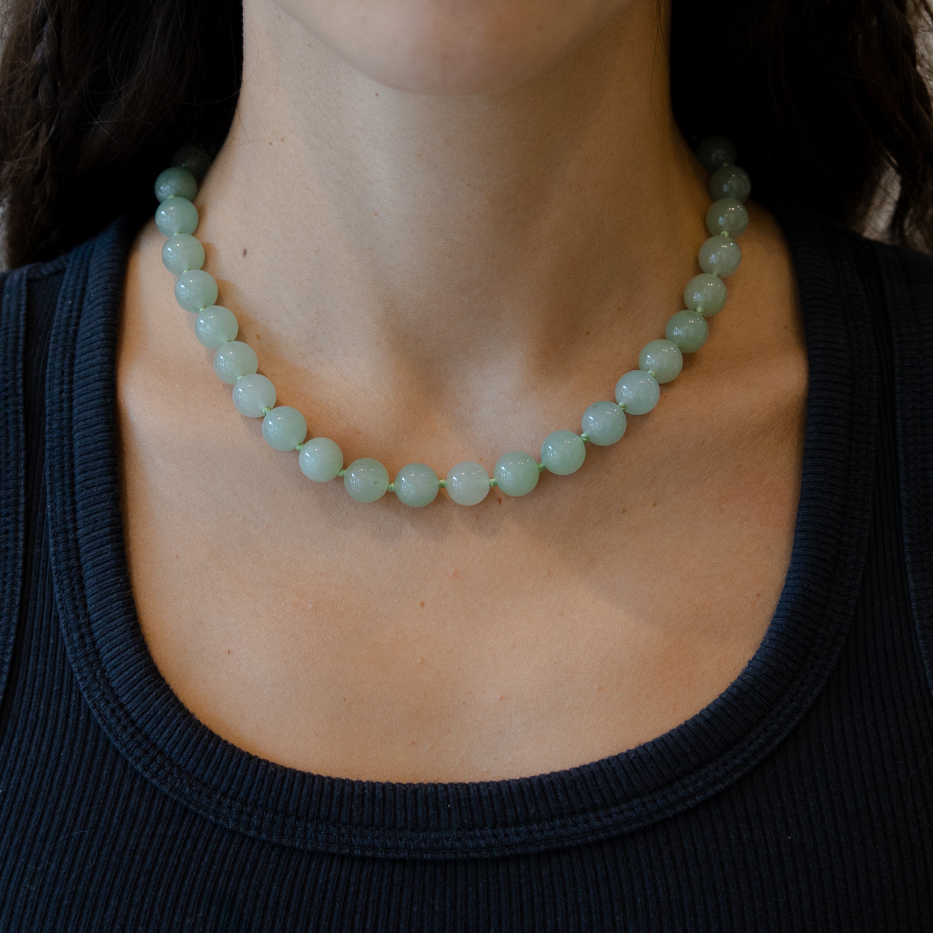 Green Bead Necklace