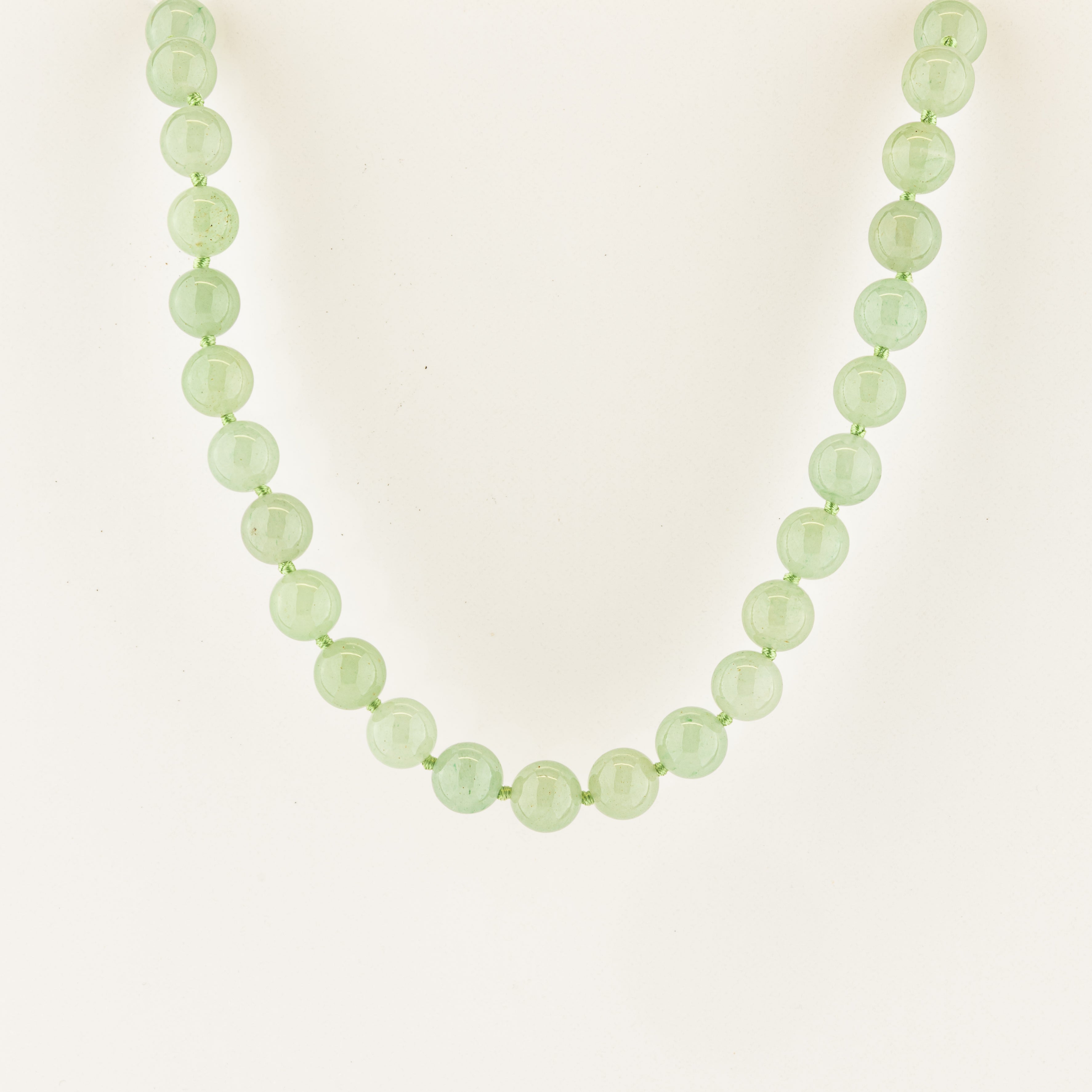 Collier de billes vertes