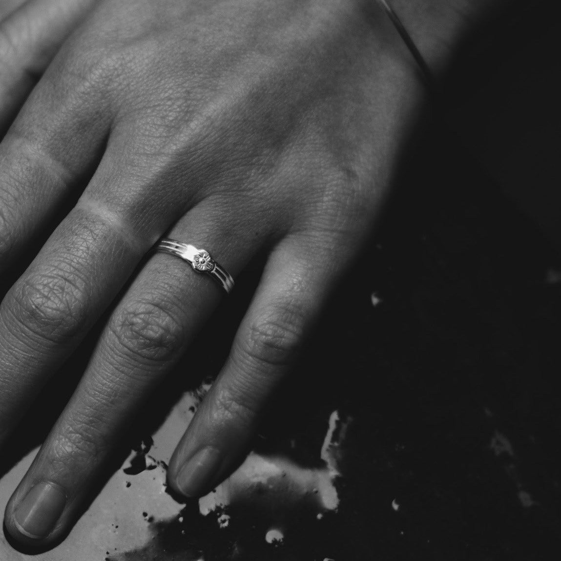 Flower Gold Ring