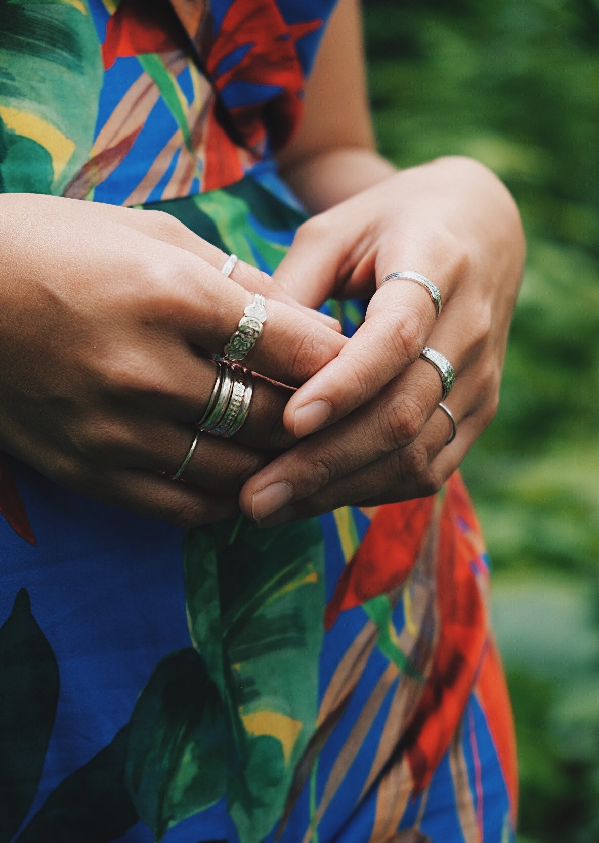 Fossil Gold Ring