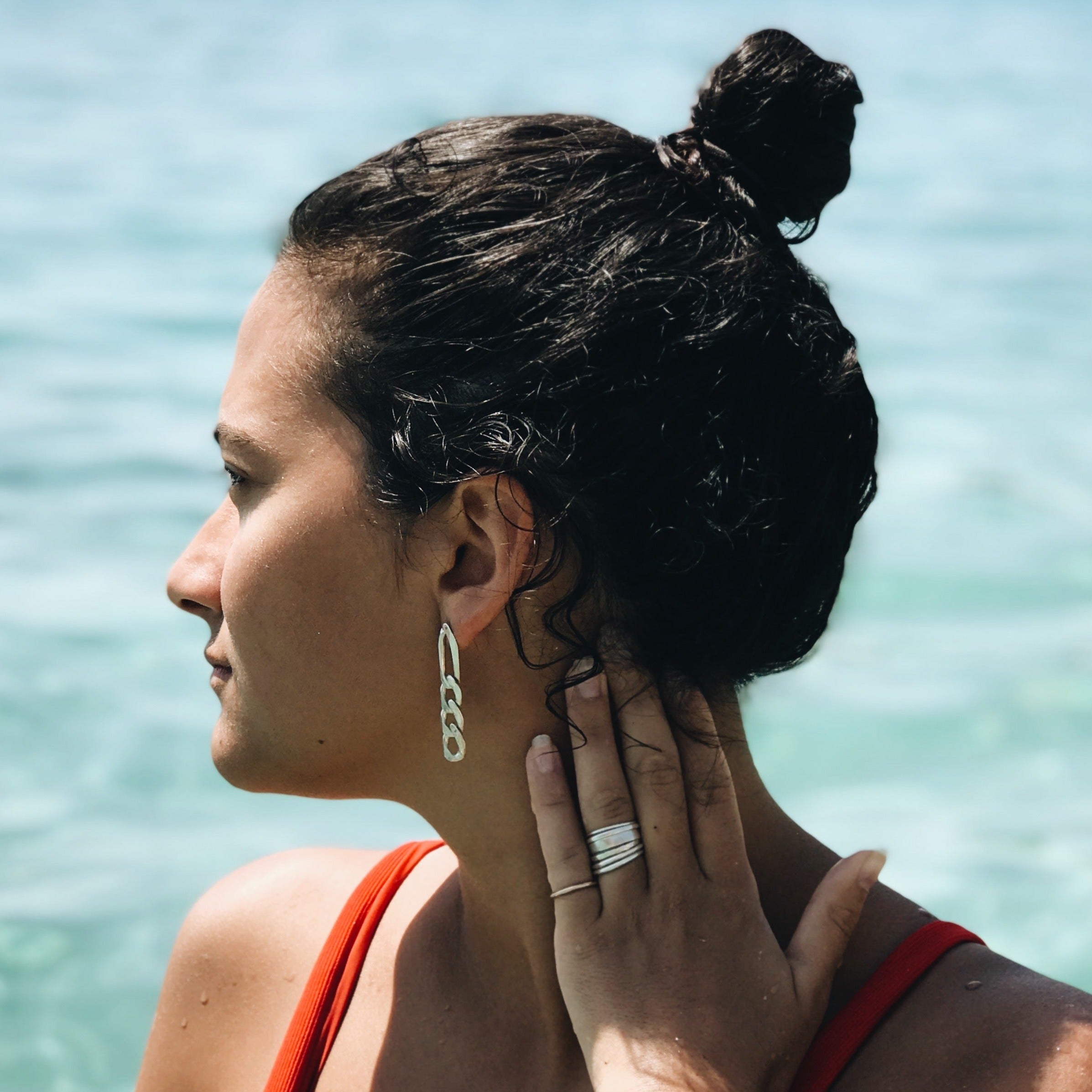 Boucles d'oreilles chaîne