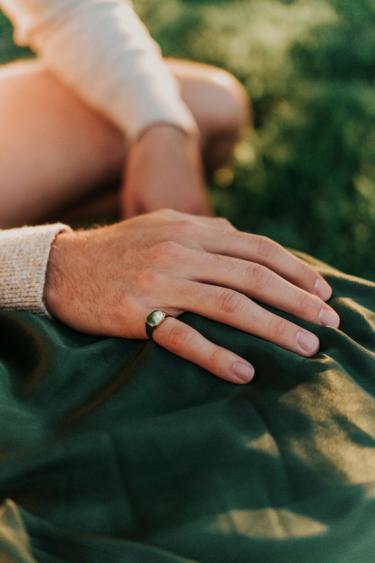 Octagonal Gold Ring