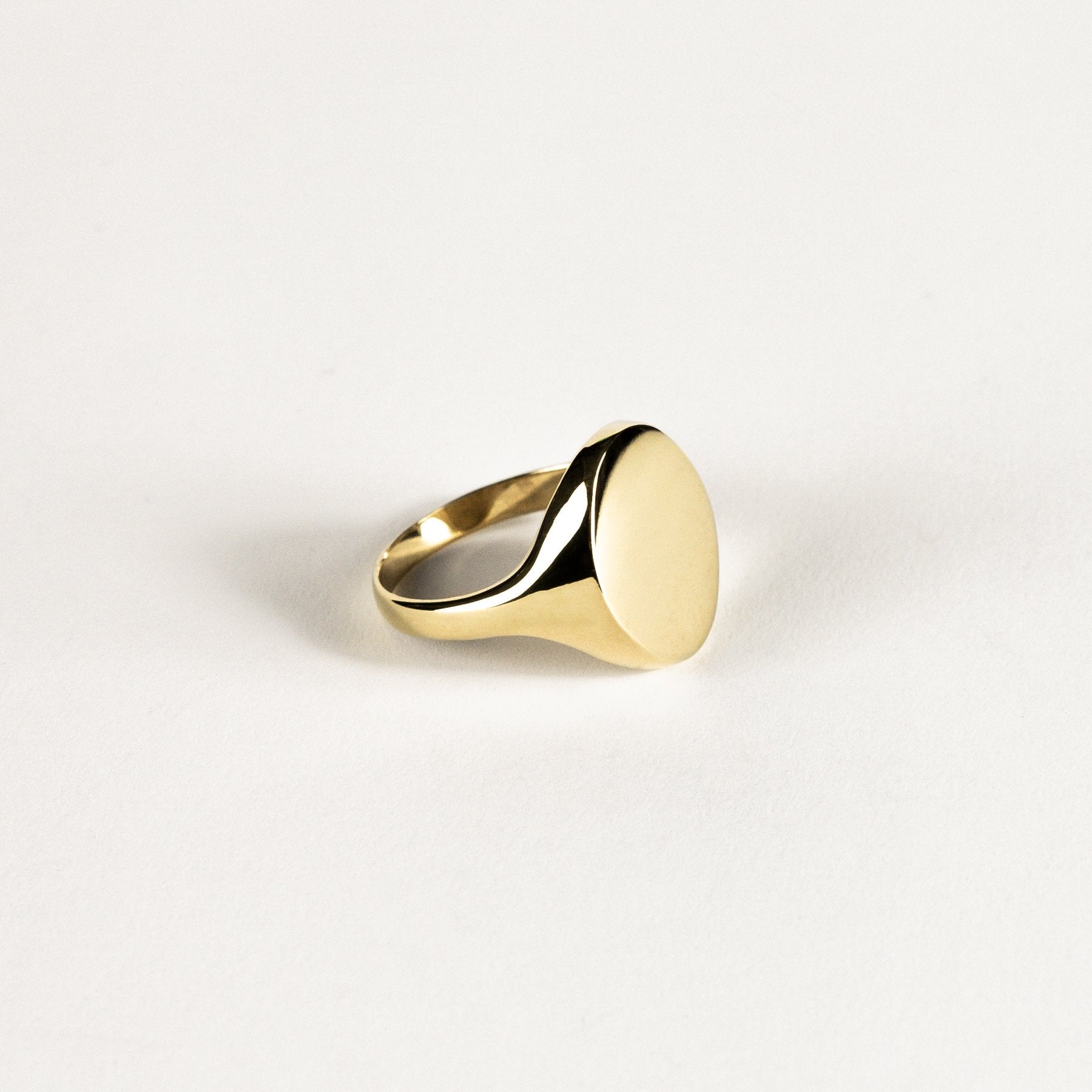 Oval Gold Ring