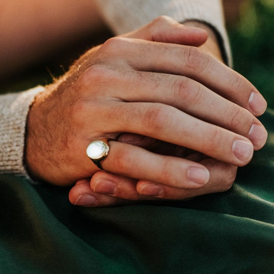 Oval Gold Ring