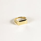 Rectangular Gold Ring