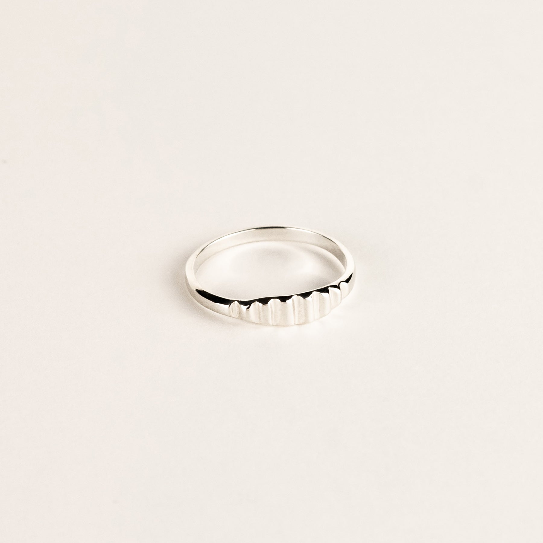 bague flot argent sterling