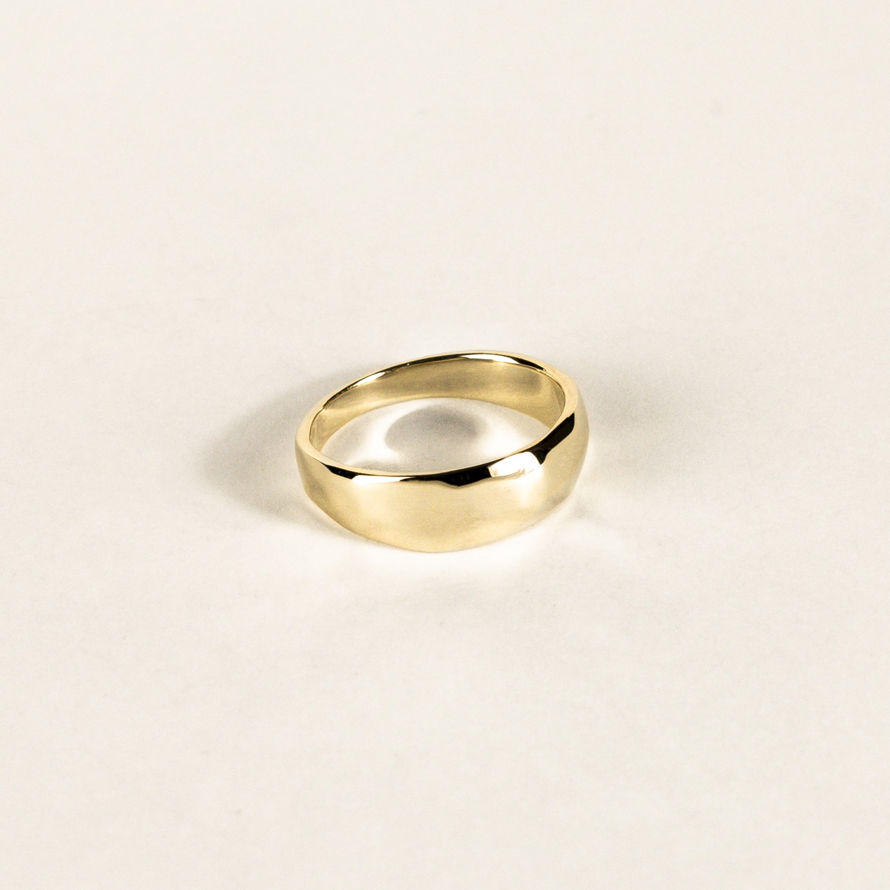 Geometric Gold Ring